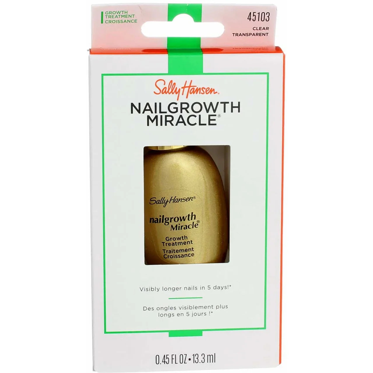 Hansen 3) of Miracle, Serum, Nailgrowth Clear 0.45 oz (Pack Sally