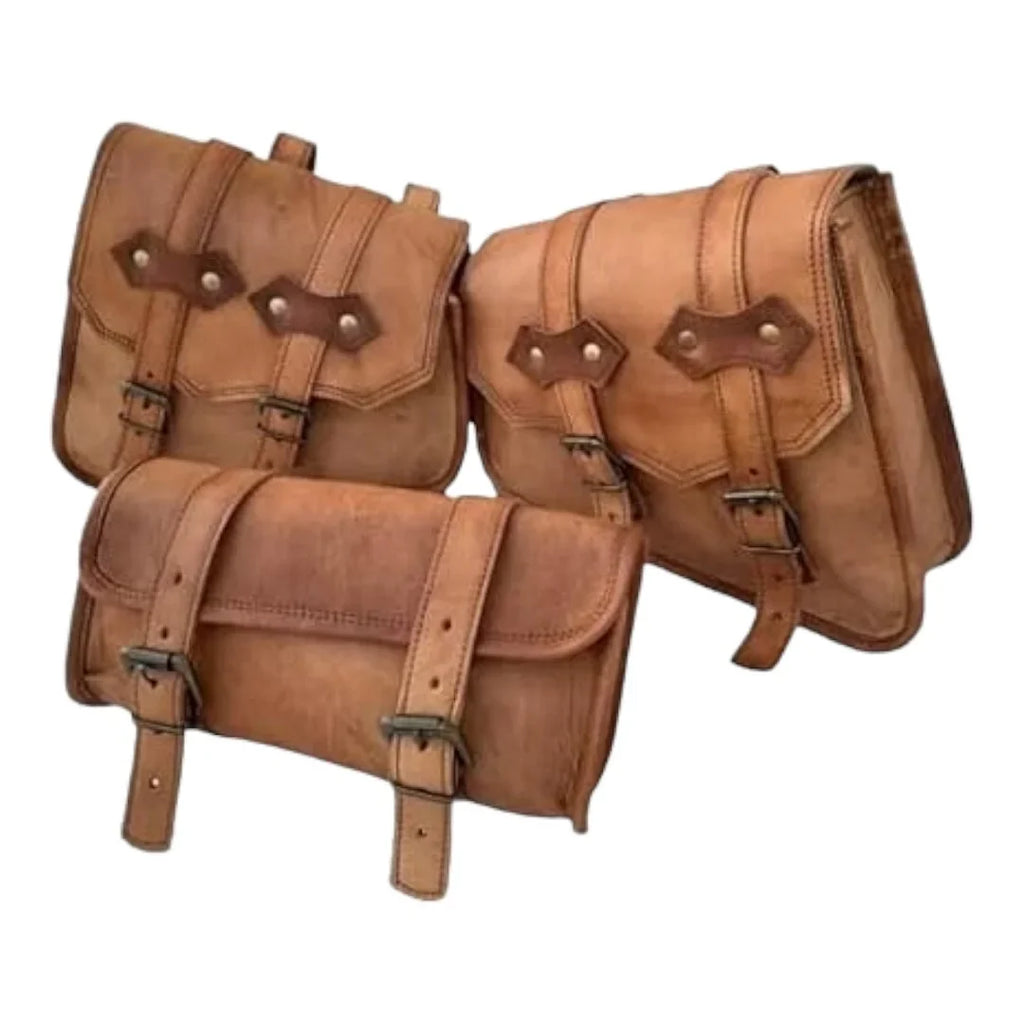 for and Her Stylish - Saddle Practical of or Set Him Leather Bag 3 Gift Premium