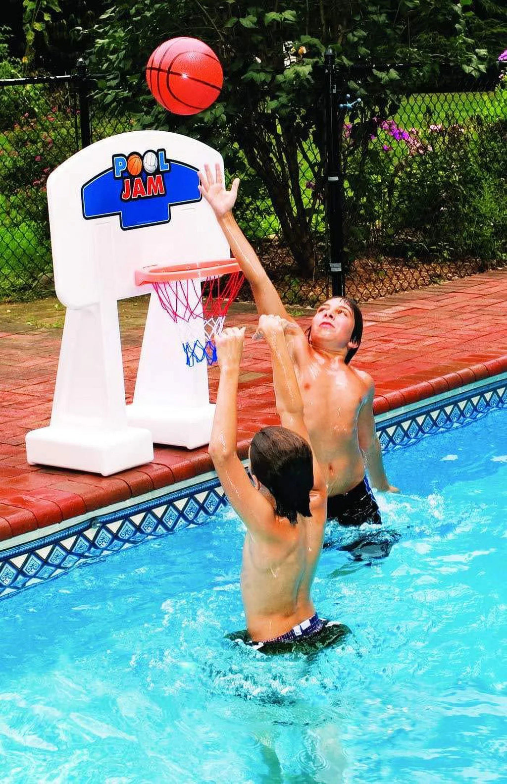 JAM POOL Toy Basketball, With Duty For Games Game Hoop Hoops Midsize Rim Heavy Pools, With Summer Water Adults Splash Outdoor Basketball For Kids SWIMLINE Poolside Hoops Swimming 9189M Plastic Pool &