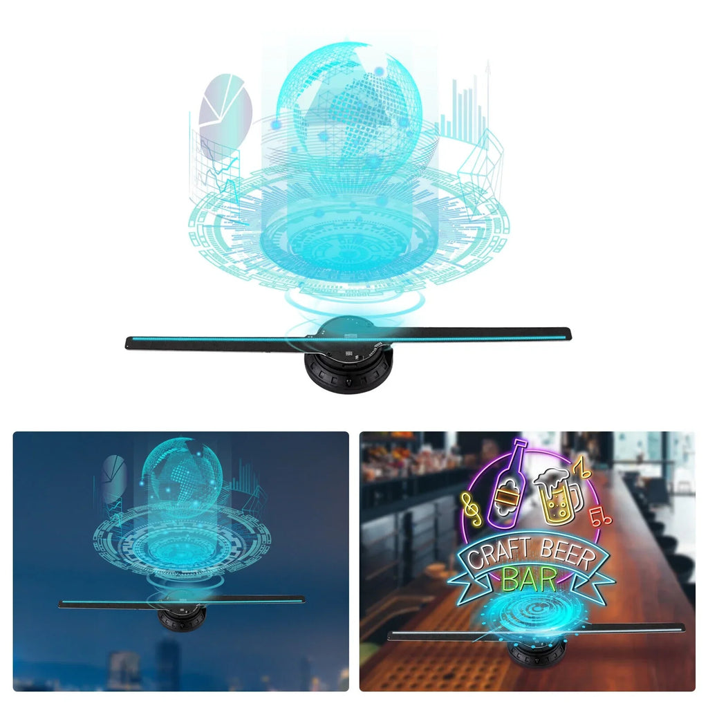 Club MIDUO Effect Cafe 3D Bar Fan Decor Projector Hologram
