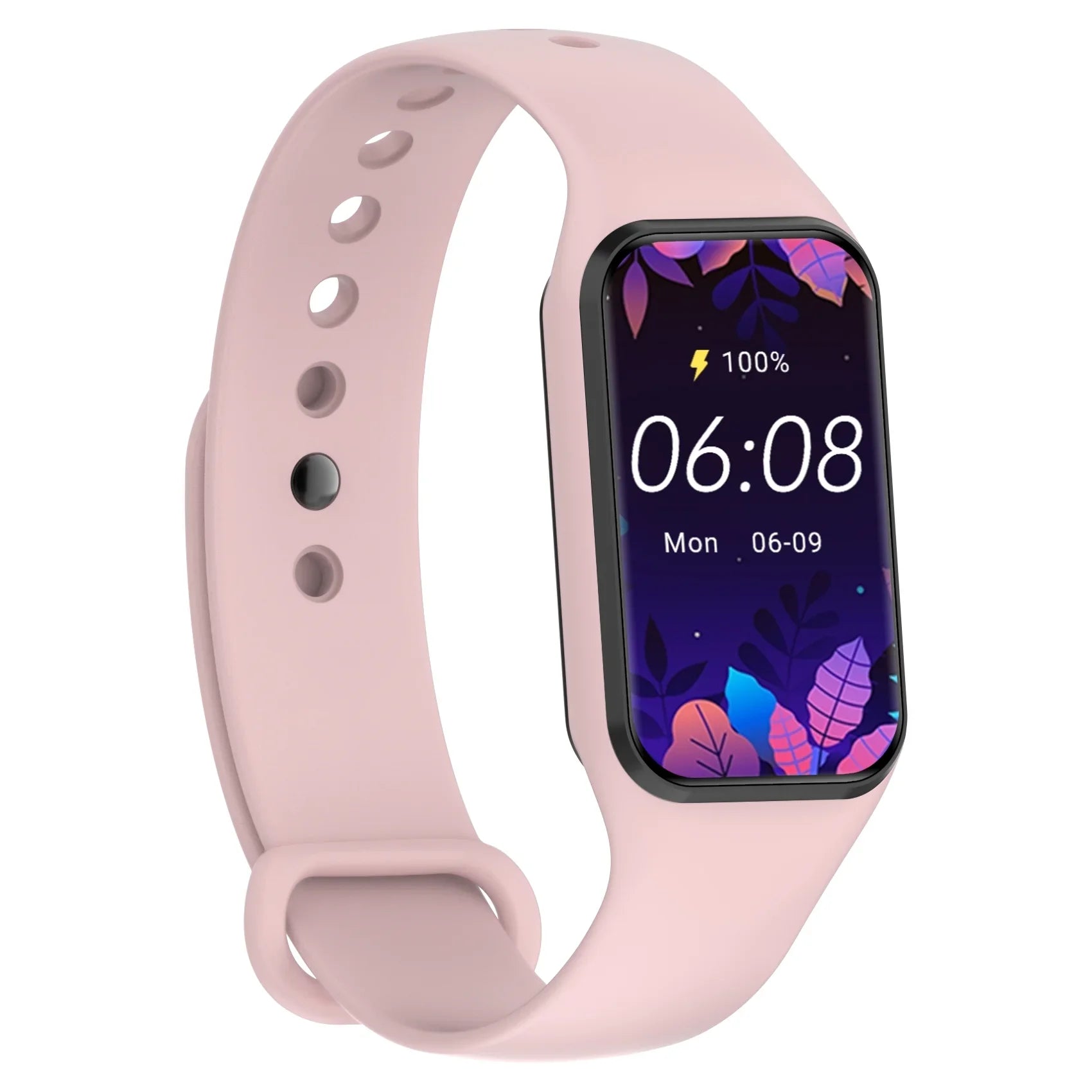 Smart Fitness for IP68 1.47 Tracker iOS,Pink Compatible Android 24 Inch and Women HD Waterproof, Modes Sports Pedometer, Screen,with - Watch , with Men Calorie