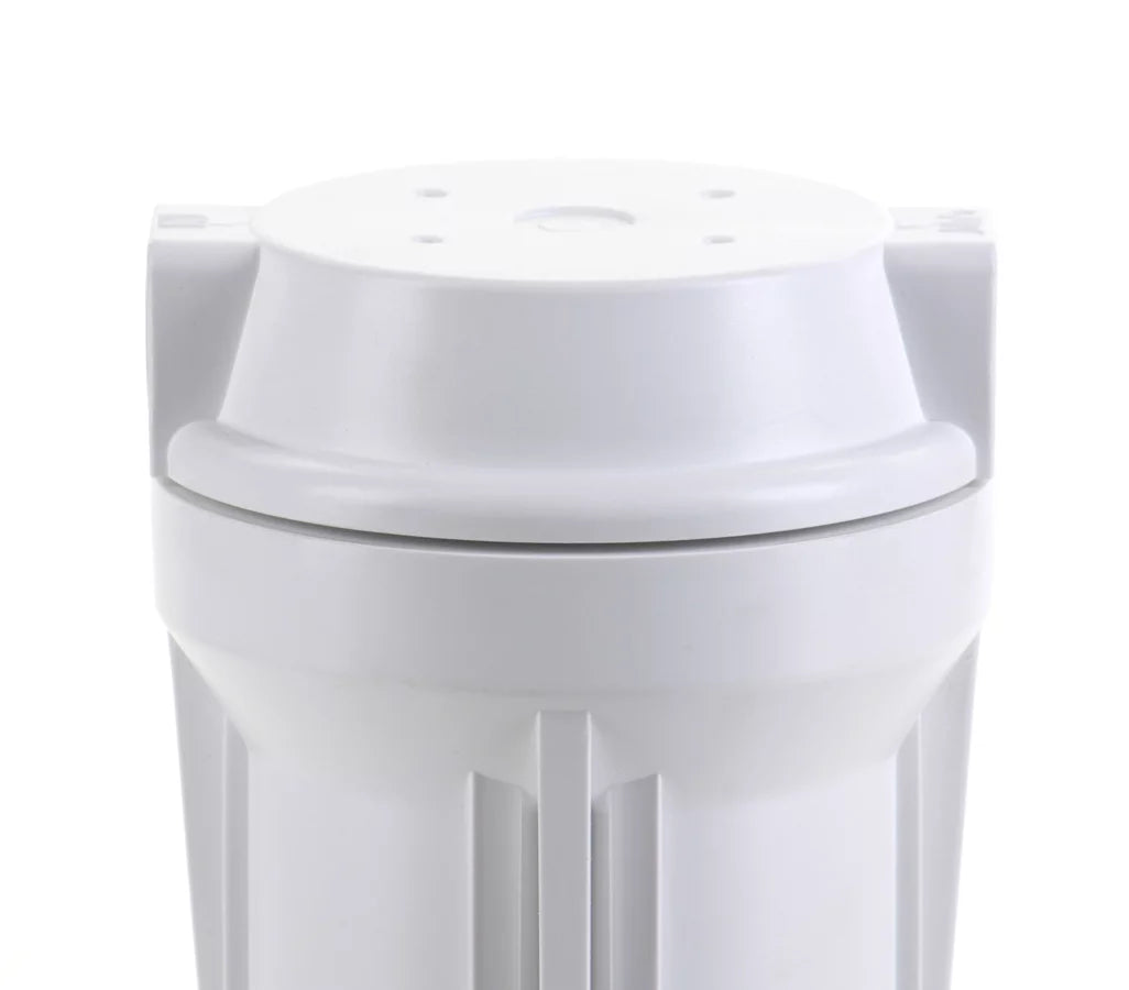 RO Hydronix with HF2-10WHWH12, Filtration 1/2" Systems, White Flat White Ports For & 10" Cap Housing