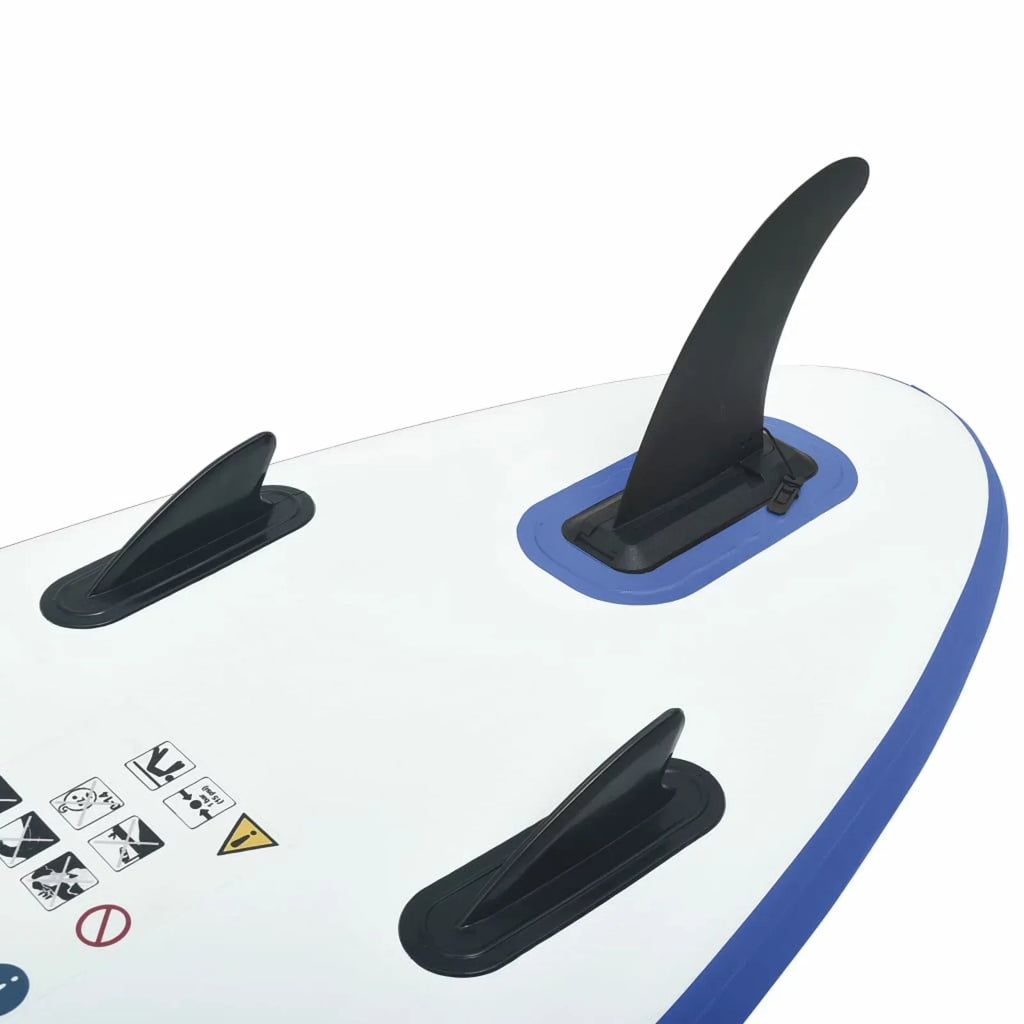 Set Blue Paddleboard and Inflatable White