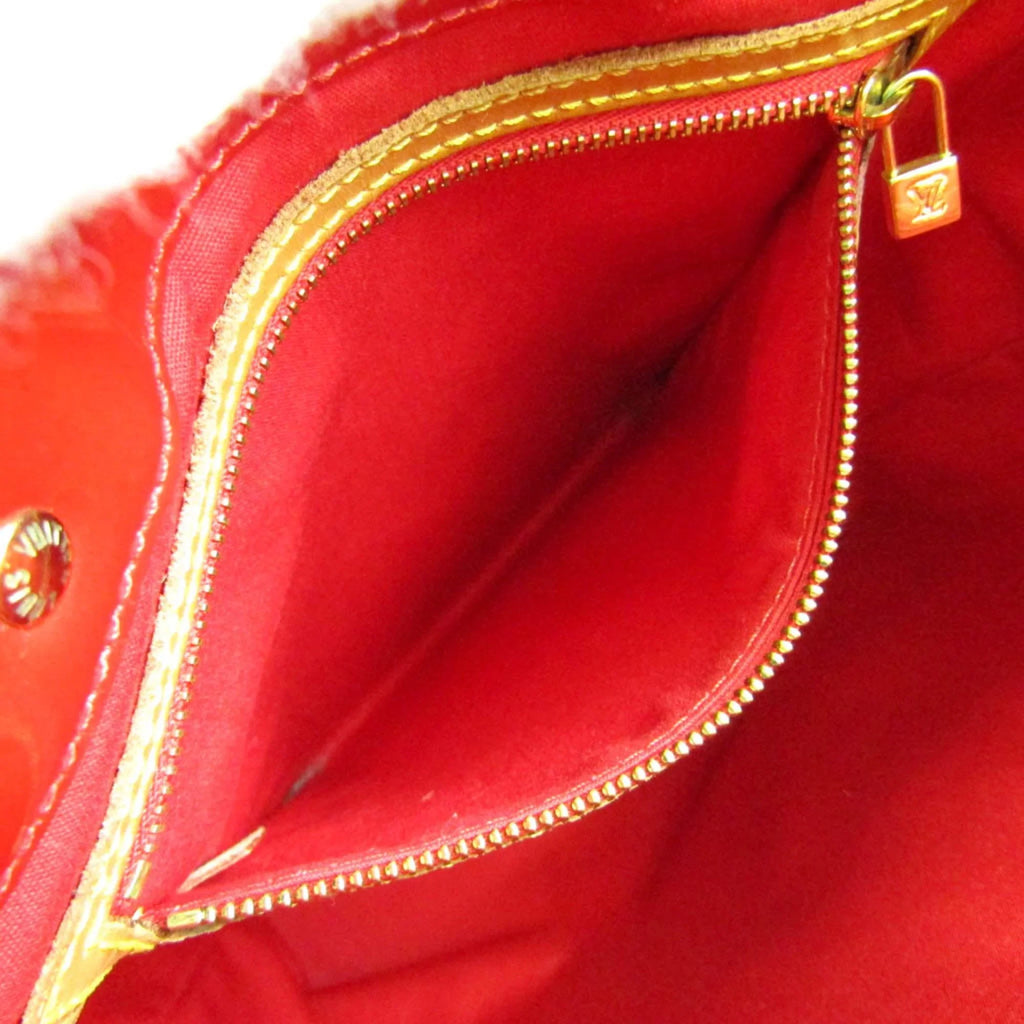 Monogram M91086 Louis Rouge Women's Vuitton Reade (Good) Pre-Owned MM Vernis Handbag