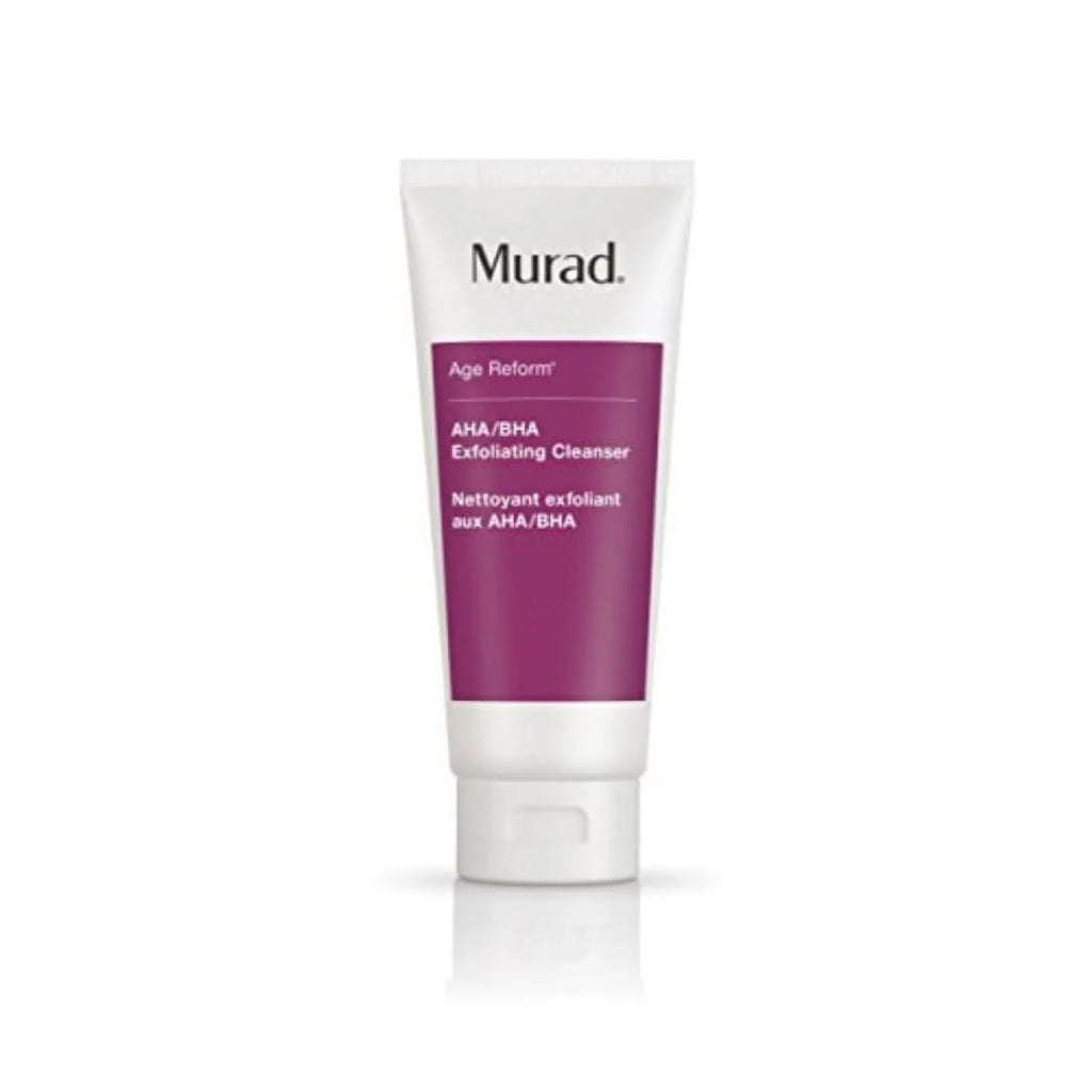 a An Cleanser Exfoliating Skin-Polishing Trio with oz), (6.75 and Intensive Beads Reform Reveal AHA/BHA Jojoba Cleanser - Complexion of Face to Younger-Looking fl Acids Murad Exfoliating Age a