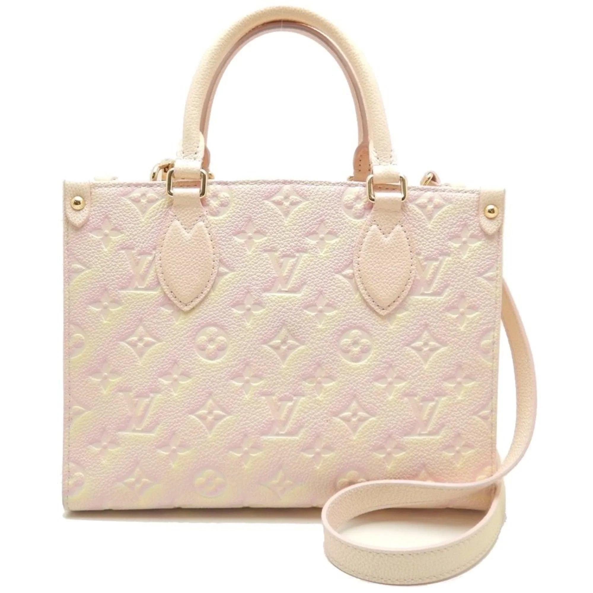Light VUITTON Pre-Owned Go Empreinte On Handbag (Good) PM the M46168 LOUIS 450088 Pink