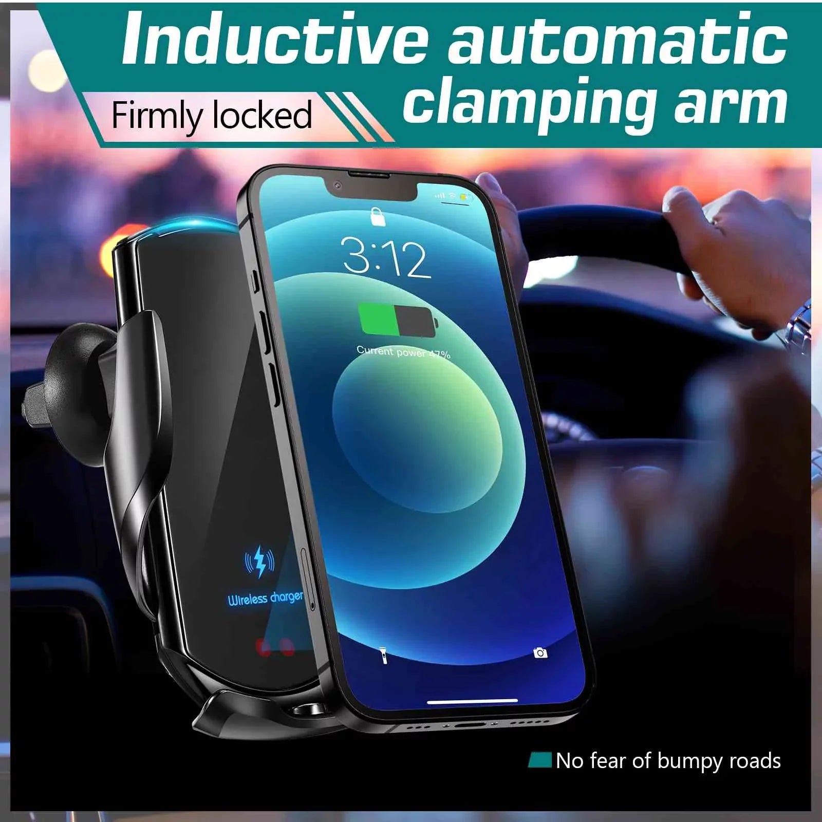 for Fast Wireless Nokia 15W Lumia Phone Holder - Go on the Auto-Clamping 920 Car Optimal Mount Charging Charger: