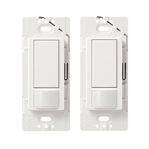 single-pole, neutral white (2-pack), 2a, maestro switch sensor no lutron required, ms-ops2-wh,