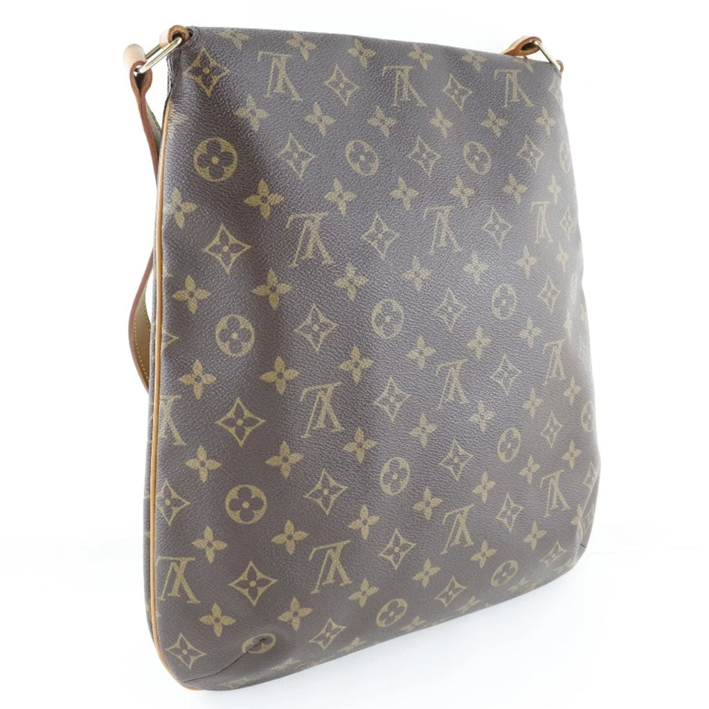 Musette Brown Vuitton Bag Shoulder Women's Canvas (Fair) LOUIS Louis VUITTON M51256 Monogram AS0071 Pre-Owned