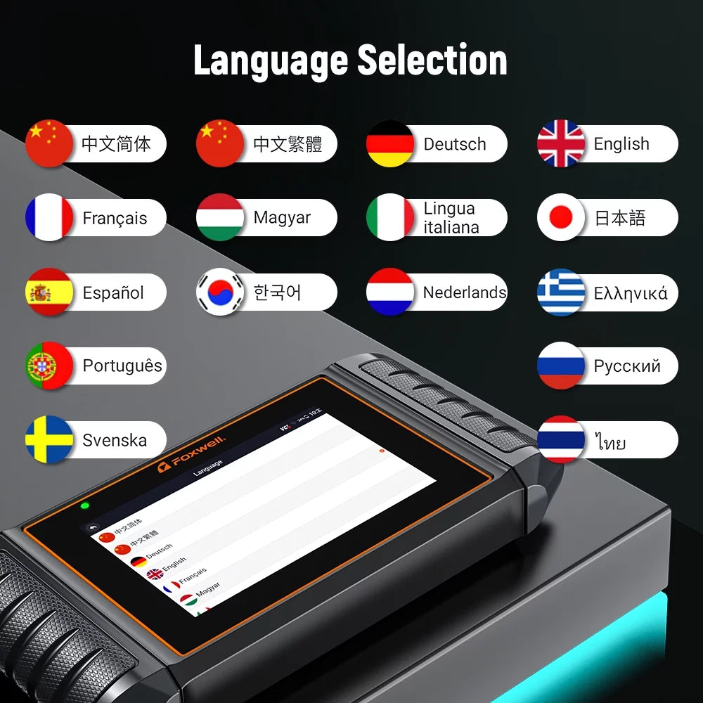 Systems Diagnostic Reader Scanner EPB Oil Calibration Throttle with Free SAS Services ABS Reset Foxwell Tool Update Car Maintainence All a Touchscreen NT726 12 5.5inch Bleeding Code OBD2
