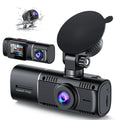 Dash Cam Detection Camera Three Front 3 Night Camera Motion Car Monitor Way with 1080P Channel Inside Accident Parking Triple Lock Vision and TOGUARD IR Dash Rear