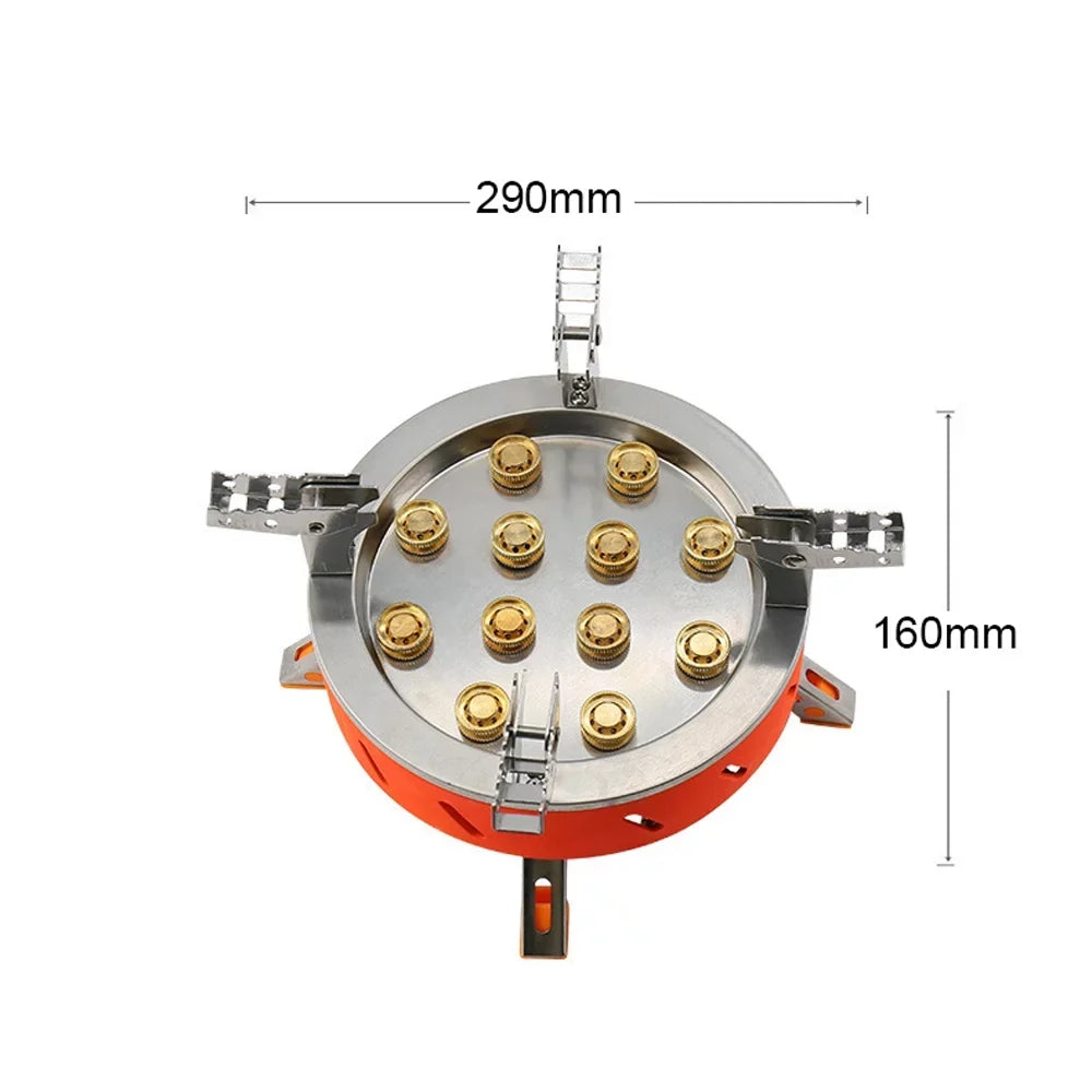 Windproof ZYZY High-Power Camping - for Furnace Gases Camping Stove 12-Core and Outdoor Stove,