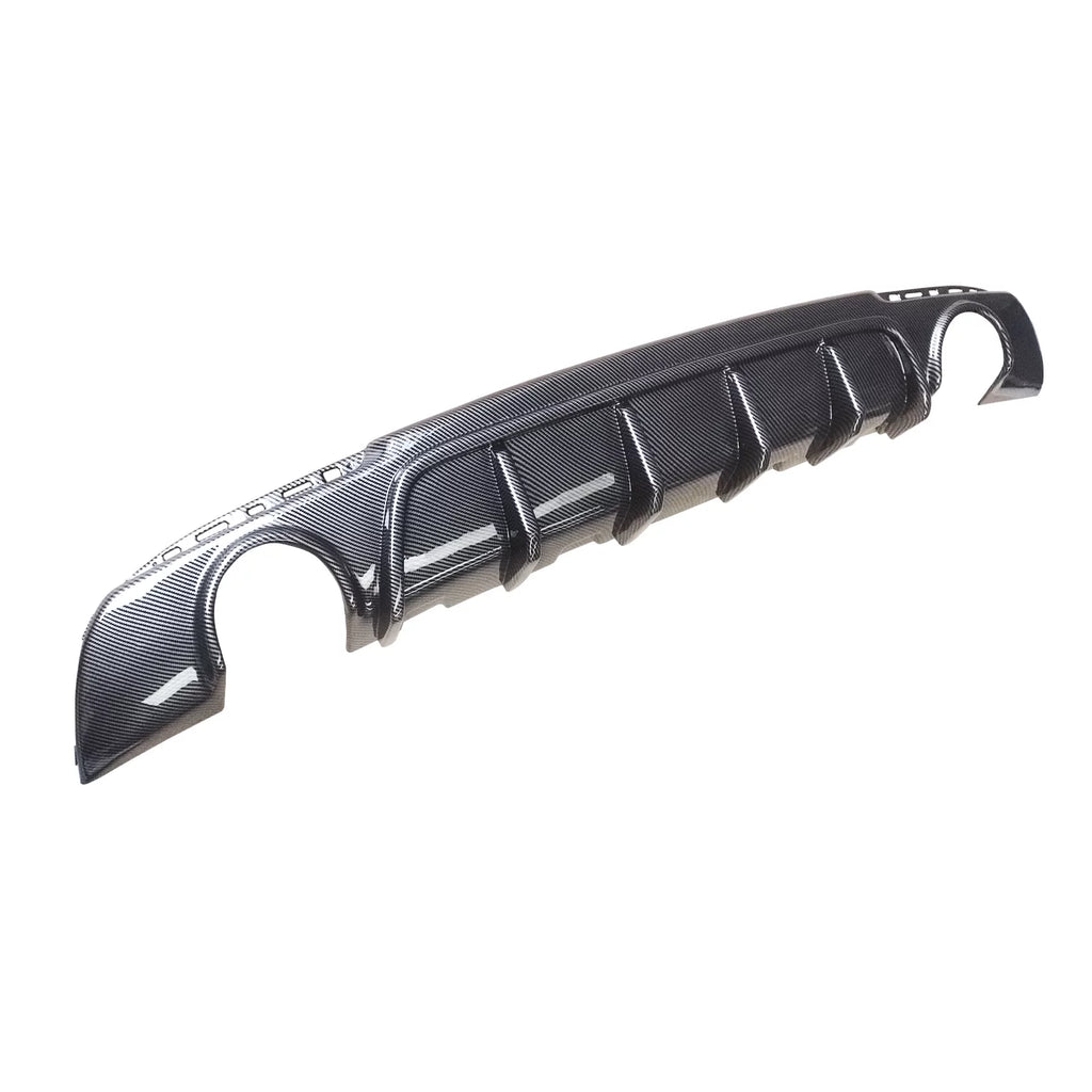 Exhaust Fiber 300 NINTE Chrysler Round Carbon for 2015-2023 Lip Style Diffuser SRT Rear
