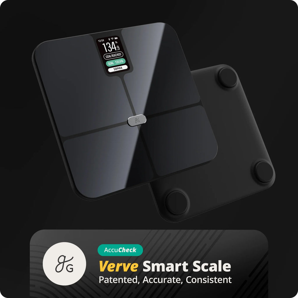 Free Digital Bluetooth and Profiles Greater 10 User Goods App with and Smart Enabled Verve Featuring WiFi Scale, Bathroom AccuCheck Tracking SwiftSync,