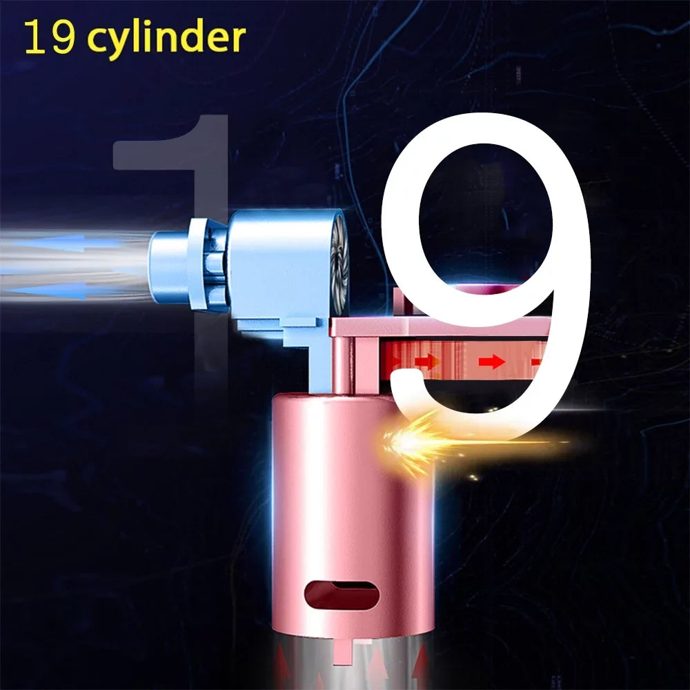 LED Air Car Compressor with Auto Portable Light, Pump, Geevorks 12V Inflator Digital Tire