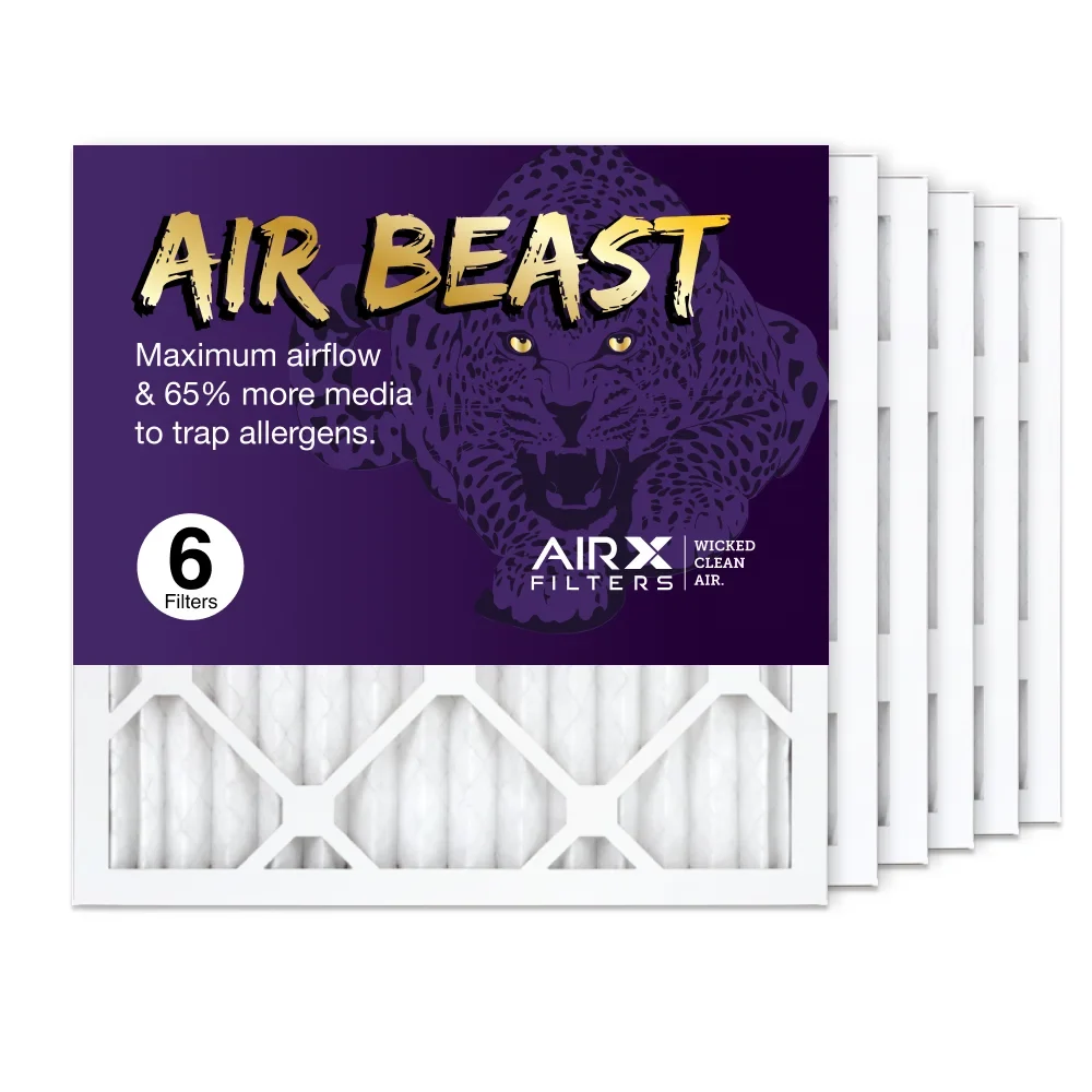 Pleated Furnace Filters 6-Pack 16x16x1 Made Air 11 HVAC AIRx Air USA in Filter MERV Beast Filter, the Air AC