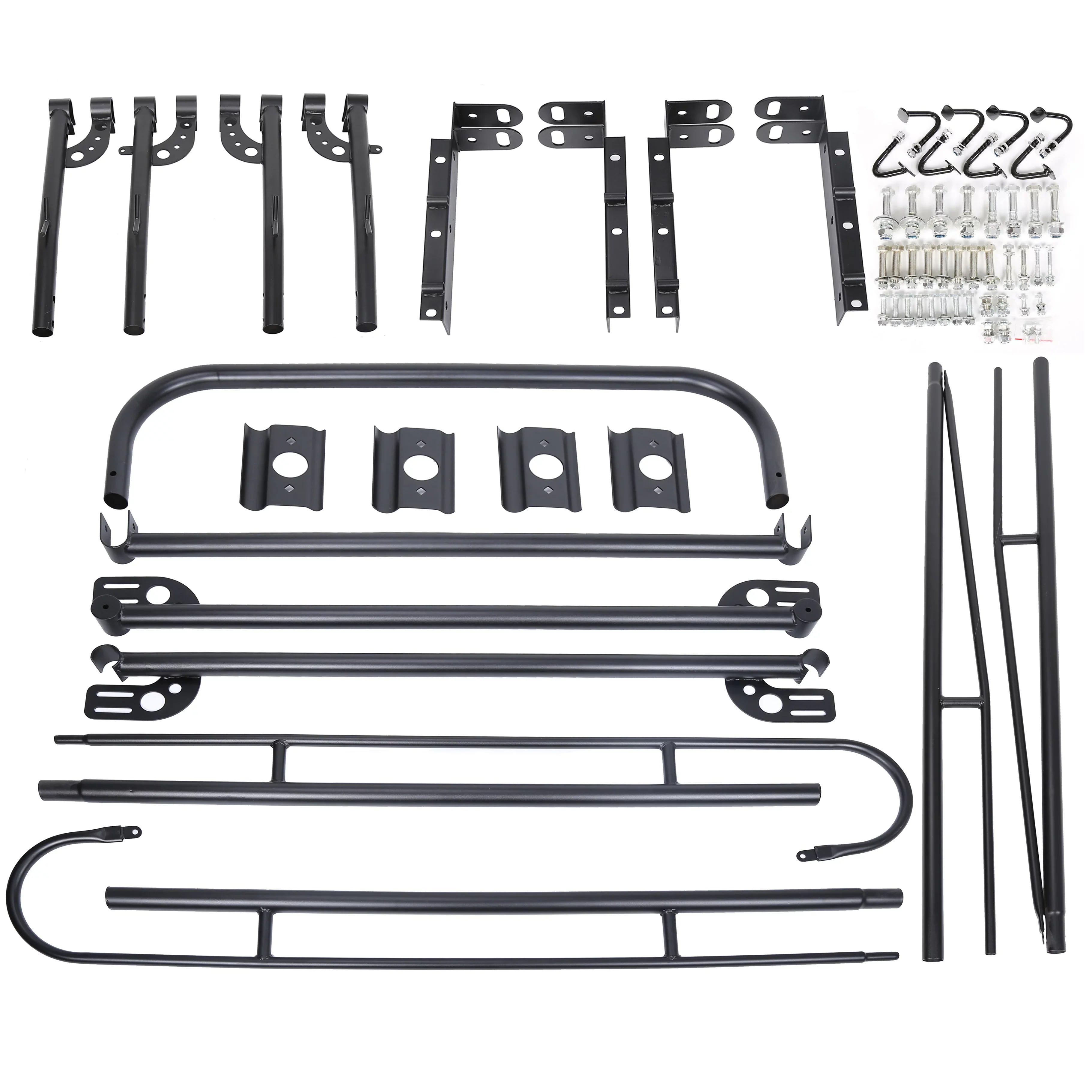 Kojem Rack Long Ladder Adjustable Bed 1000 Inch Lumber Contractors Universal 60 Bar Pickup Rack Over-Cab Kayak Cab Truck LBS Side