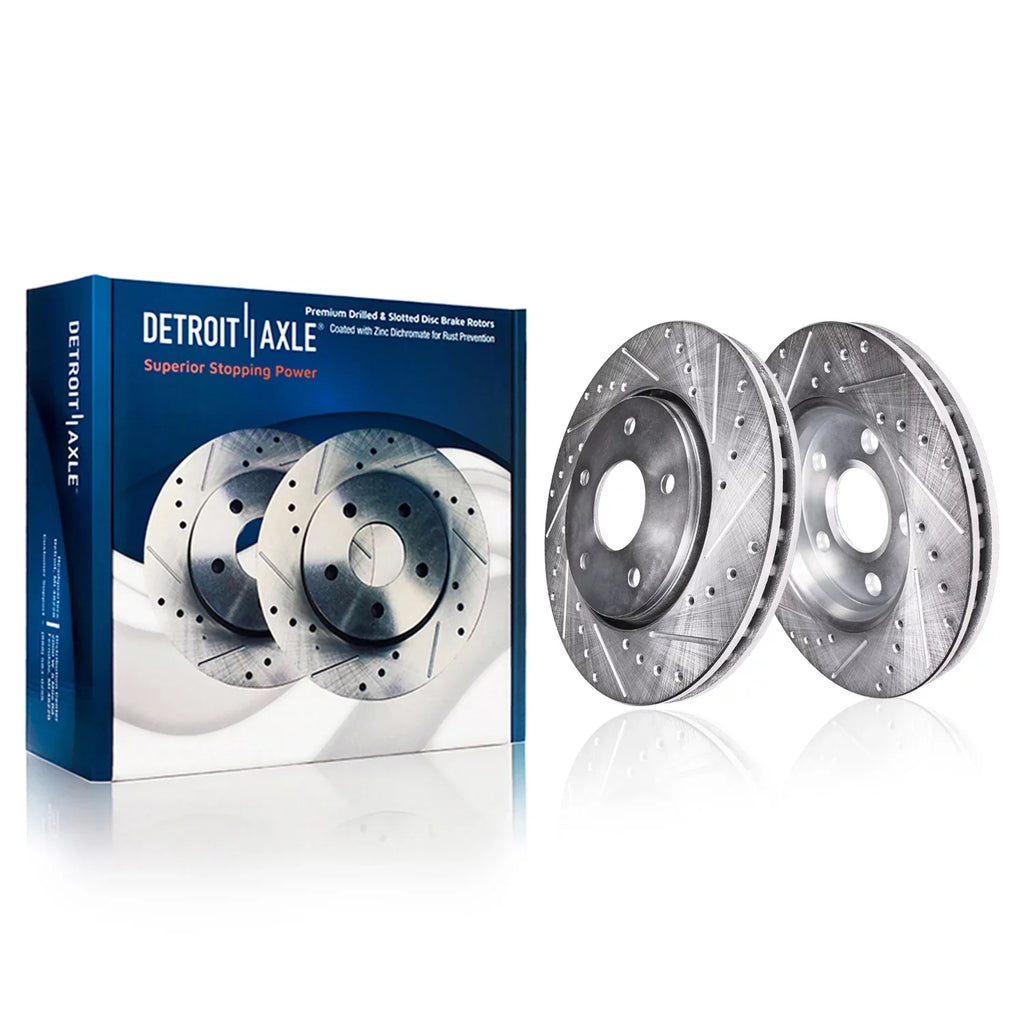 2016 Ceramic Brakes Slotted 11.89'' & Pads Detroit Rotors Front 2011 : Kit Brake 2013 2012 2015 Brake 2010 for Rear Jeep Drilled 2009 - Front 2008 Wrangler 2014 Rotor Axle Replacement 2007-2017