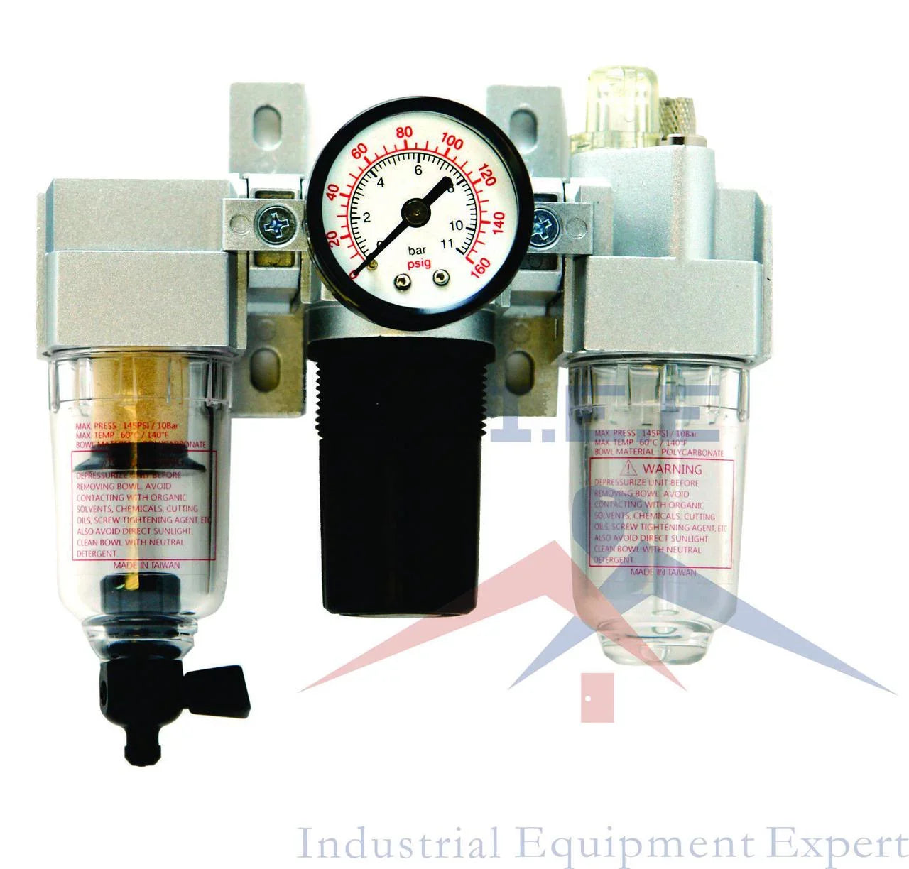 FILTER MINI PARTICULATE AIR REGULATOR LINE LUBRICATOR FILTER COMBINATION 1/4"