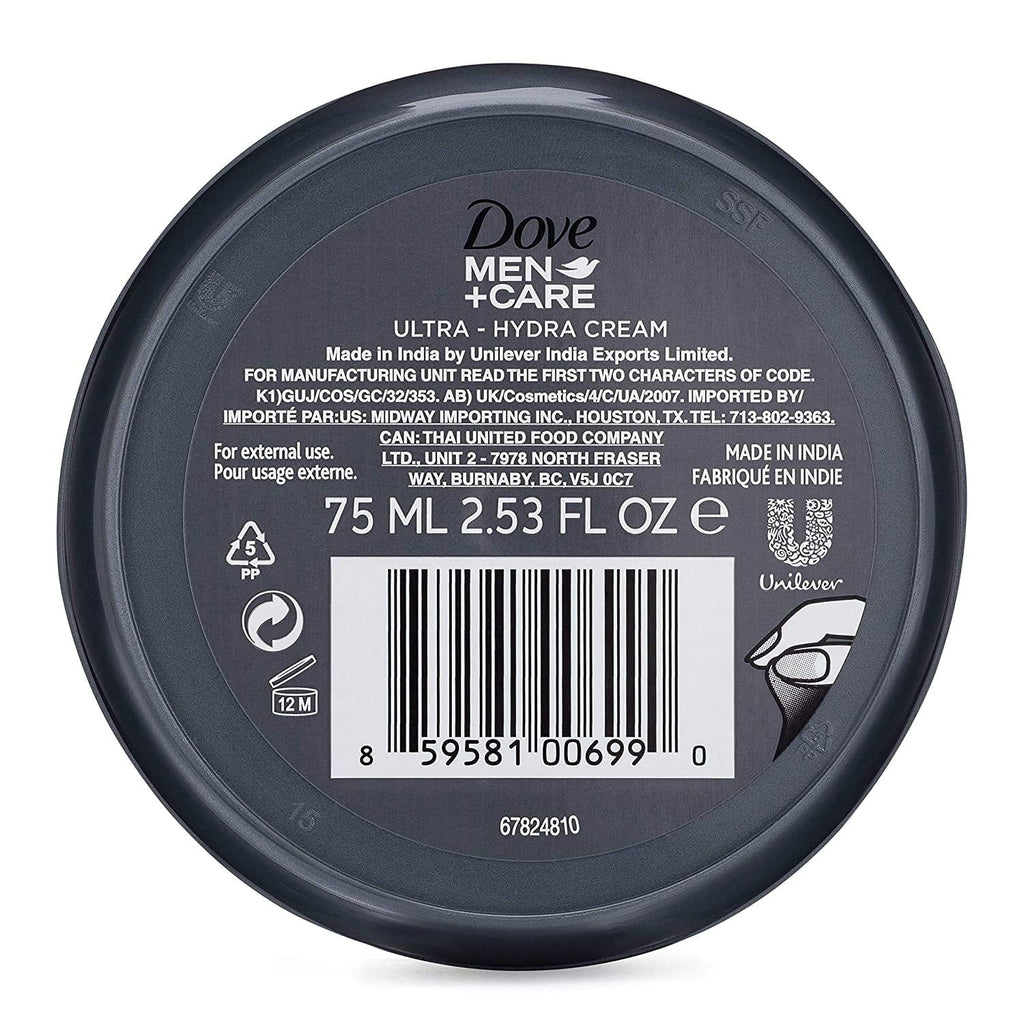 Moisturization, Fl 2.53 (Pack Men+Care With Cream 24 Oz Dove Of 5) Hour Ultra-Hydra