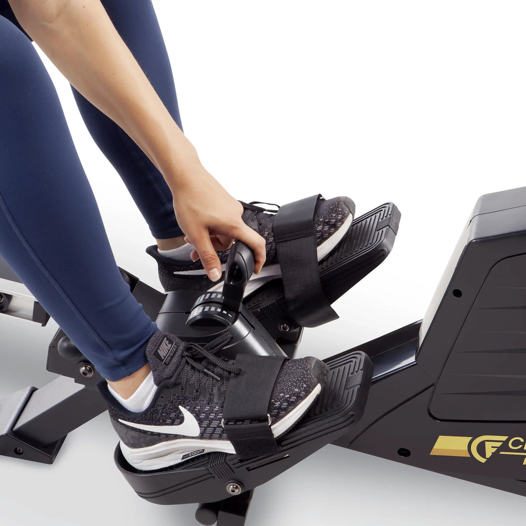 with Monitor 8 CIRCUIT Foldable Deluxe Wheels/LCD Machine AMZ-986RW Settings/Transport Magnetic Resistance Rowing FITNESS
