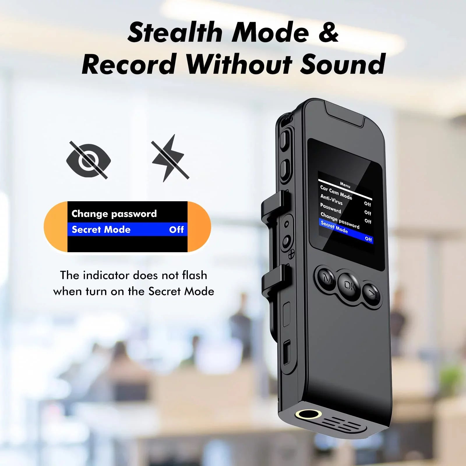 Video Worn Losfom and Recording 1296P with (Only Audio Body WiFi Camera) Camera Camera, Z02 Body