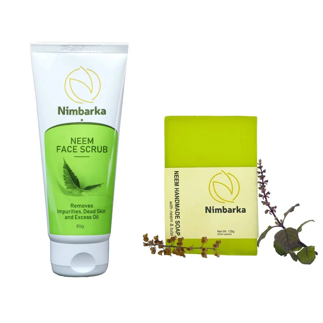 Neem Nimbarka Face and 85gm Scrub Handmade Neem Soap 125gm