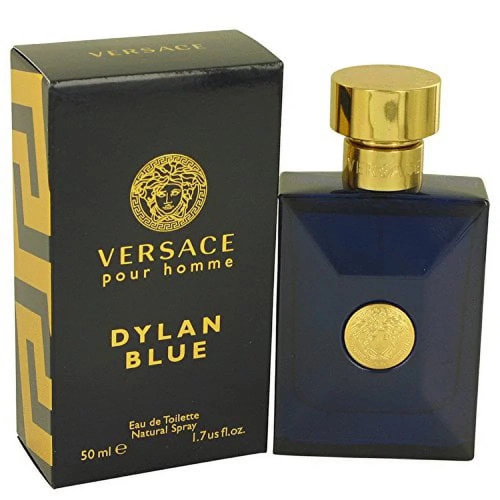 for Toilette Men, Blue Eau De 1.7 Spray Ounce Versace Dylan
