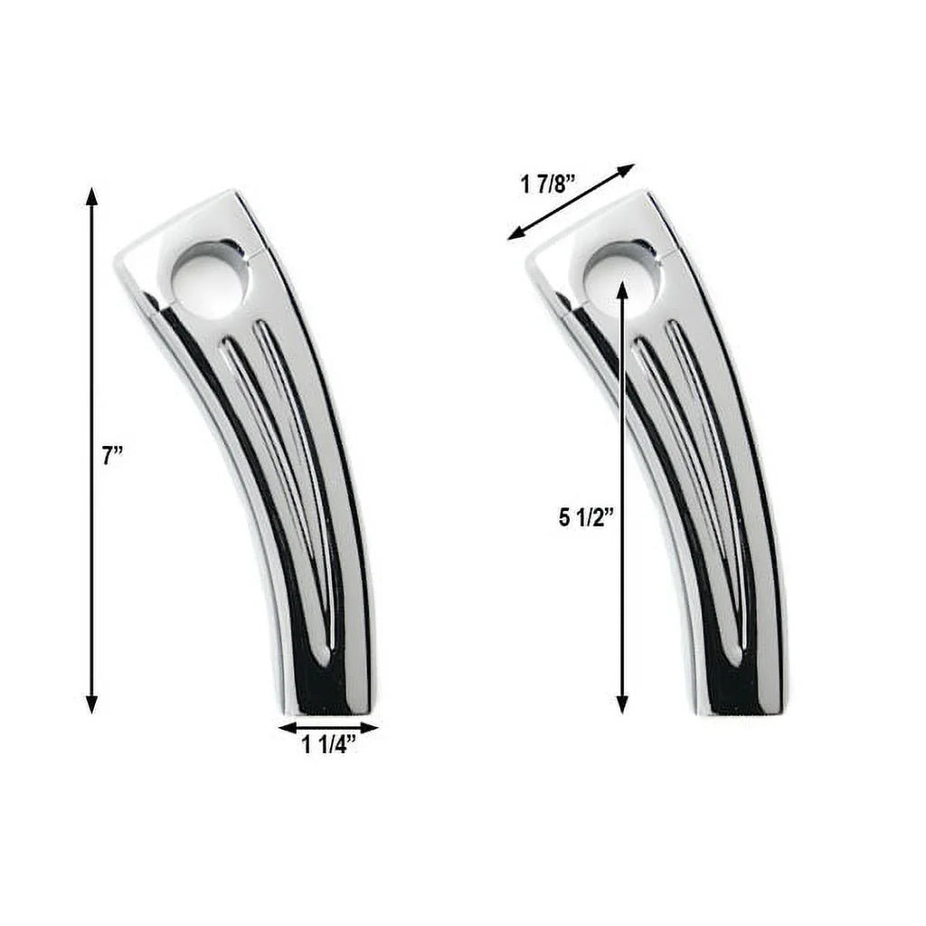 RD Motorcycle Krator Compatible 650 with 750 Riser Chrome YX CS 600 5.5" 350 Pullback TX 500 400 SR Handlebar Yamaha