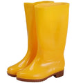 Outdoor Mid-calf Shoes, And Waterproof Cleaning Gardening Rain Lightweight Women's Rain Yellow Fashionable Boots Boots, Garden Footwear, for Works Rain