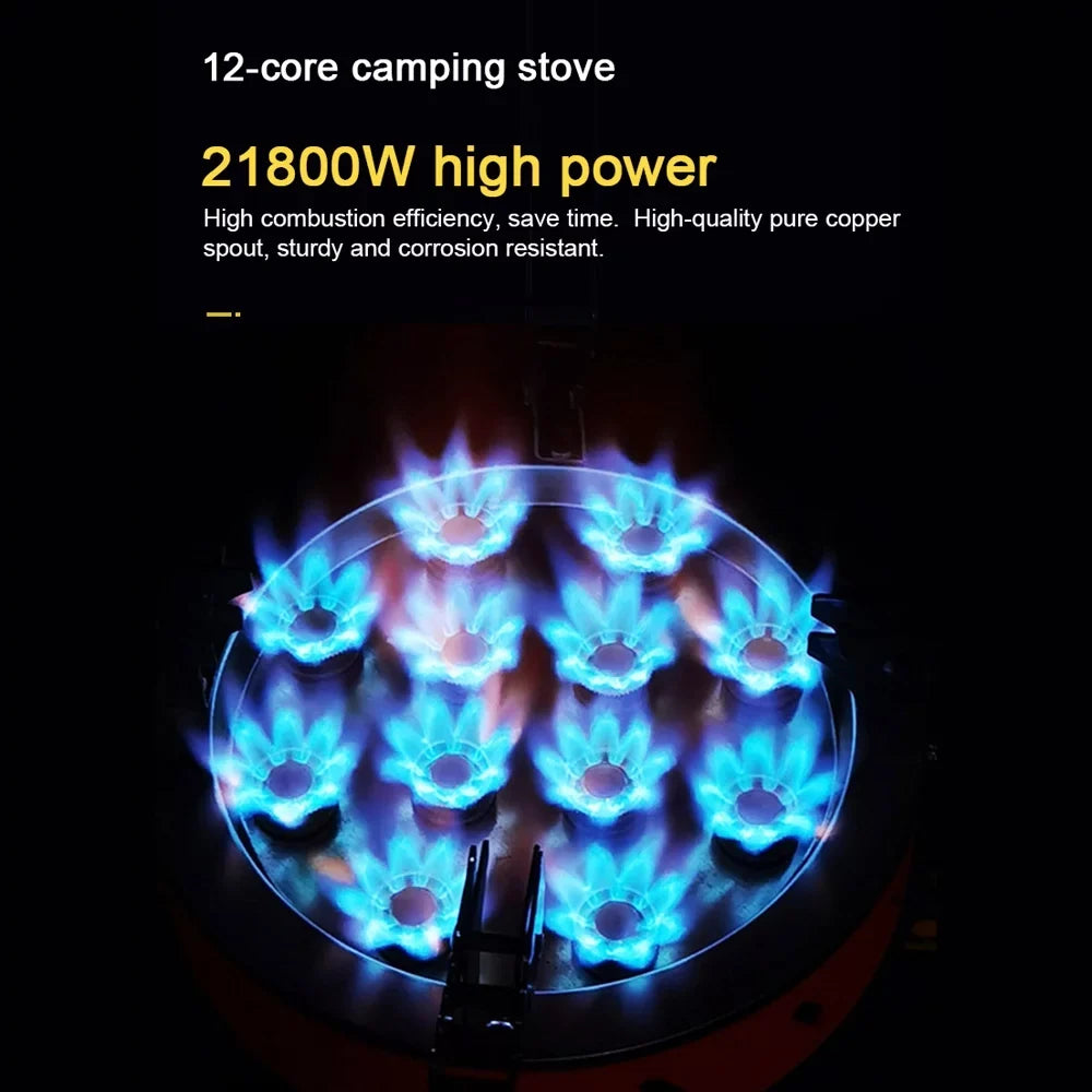 Windproof ZYZY High-Power Camping - for Furnace Gases Camping Stove 12-Core and Outdoor Stove,