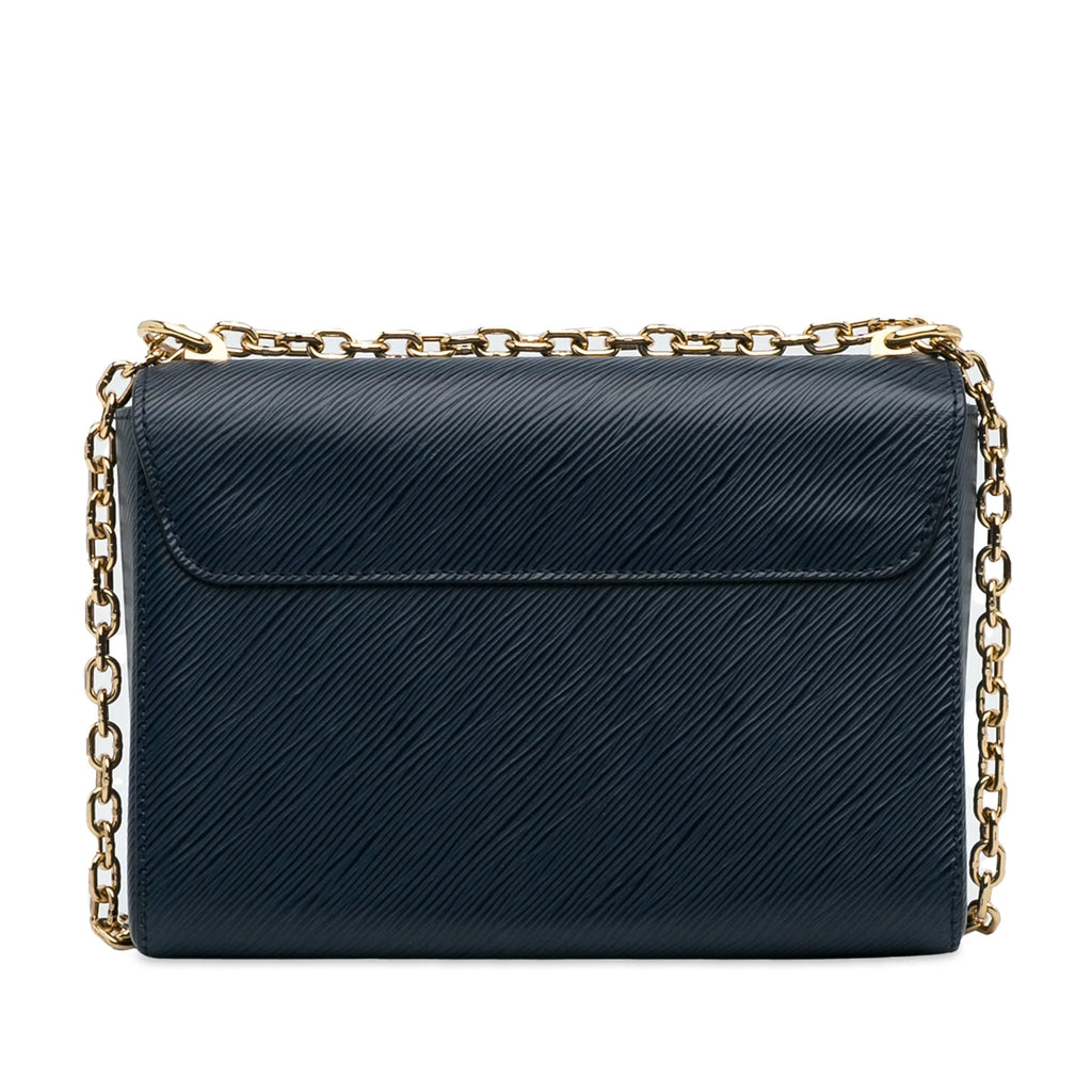 Unisex Twist Bag MM Epi Blue Crossbody Louis Leather Authenticated Vuitton Pre-Owned (Good)