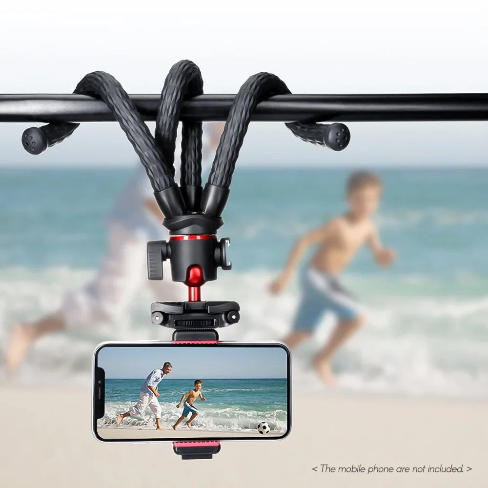 Camera Dadypet Live with Octopus Tripod Ball Smartphone Rotatable Head, Cold Streaming Shoe Mount, for MT-33 Vlog