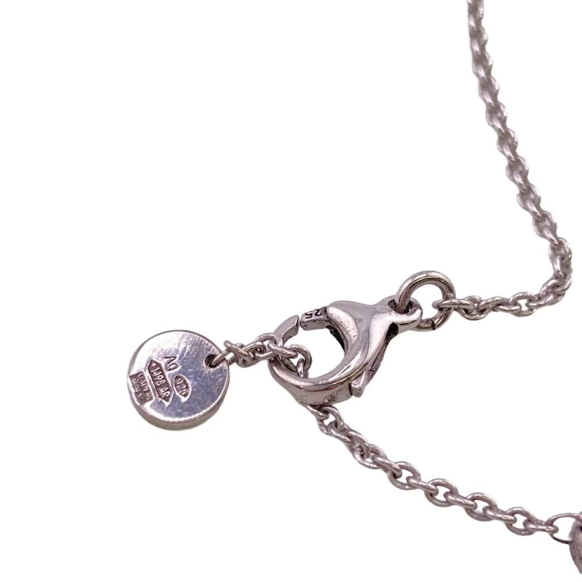 the Charity B. BVLGARI Necklace Pre-Owned Women's 925 Zero Black Z0005229 Men's (Fair) One Children Save