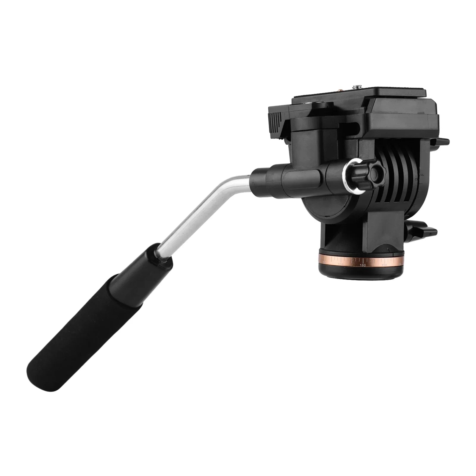 6kg 1 Compatible Professional Tripod Pan Video Release Drag Capacity 4 DSLR Plates Quick Load Inch Damping Fluid Camera with Head with Head Handle Docooler Cameras Camcorders