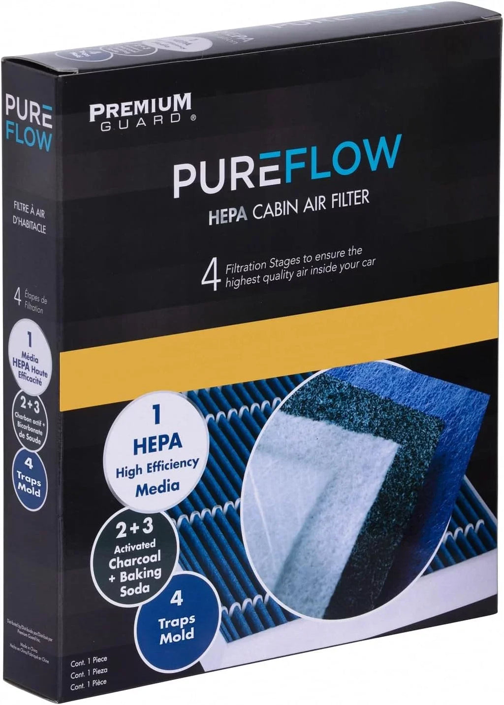 2023-17 2023-20 Y, PureFlow Filter Fits | Cabin Tesla PC99502HX 3 Air HEPA