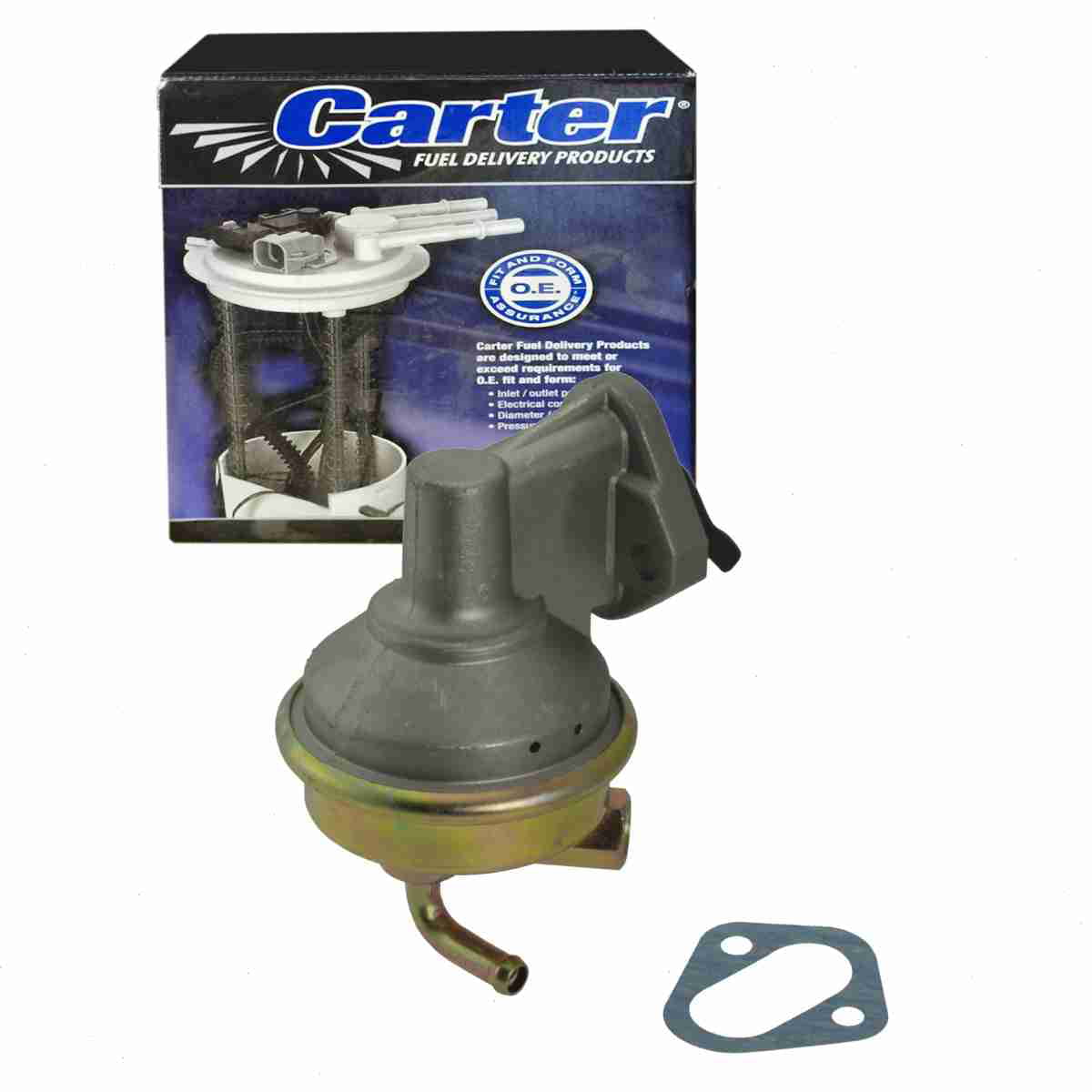 Pump 5.7L Carter compatible with Fuel Chevrolet 1973-1980 5.0L V8 Malibu Mechanical 4.4L