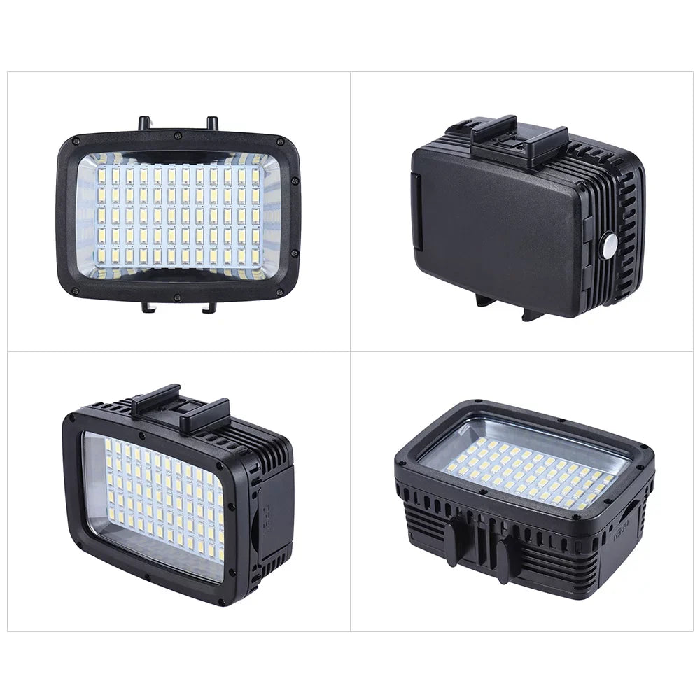 5500K Video Cam Yi Mount Ultra 3 SJCAM & Studio Diving Hot 3 Waterproof 10 F Shoe Photo DSLR 1800LM Bright 40m w/ Modes for + * Andoer 60pcs Lamp Fill-in Underwater for
