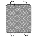 Mat Seat Car Light Pet Mat Grey 54x60 Trunk For Seat Cover Mat Trucks Cars Quatrefoil SUV Hammock Cargo Dog GCKG Pattern and inches Car