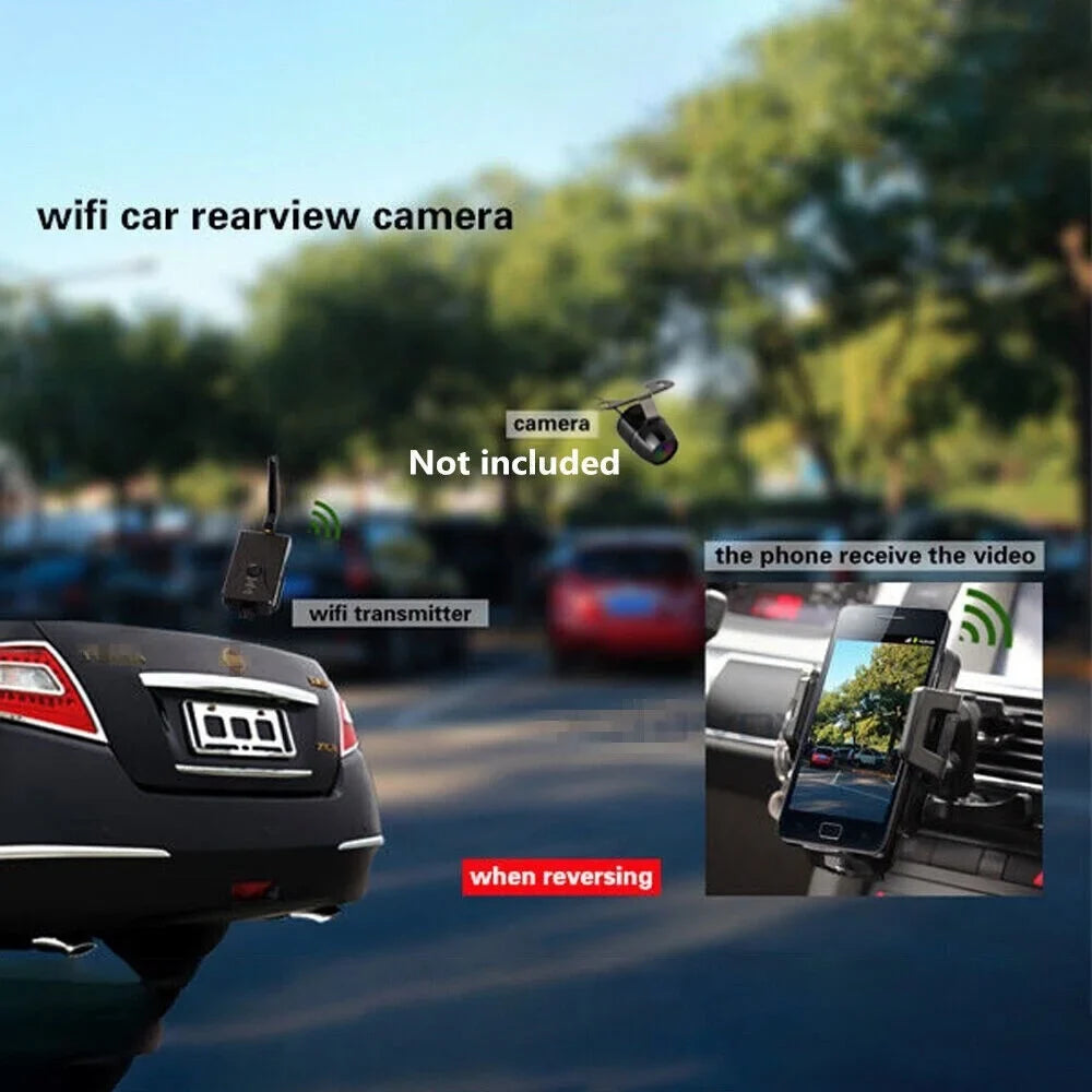 Car Wireless Reversing Stable Easy View Camera Rear Signal, - AV Wifi 50m - Module Camera for to Ideal Transmitter Range
