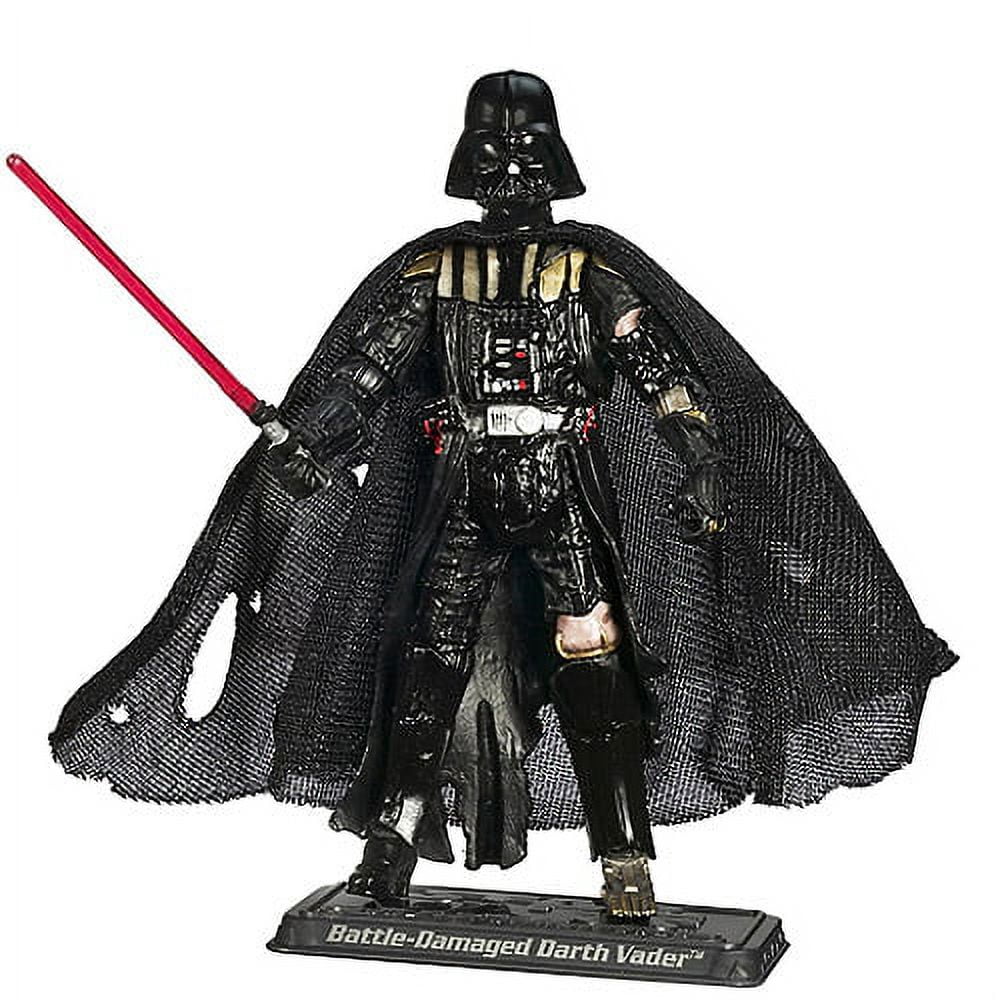 Wars Vader Star Figure Force (2007) Anniversary Unleashed 30th Darth Battle-Damaged