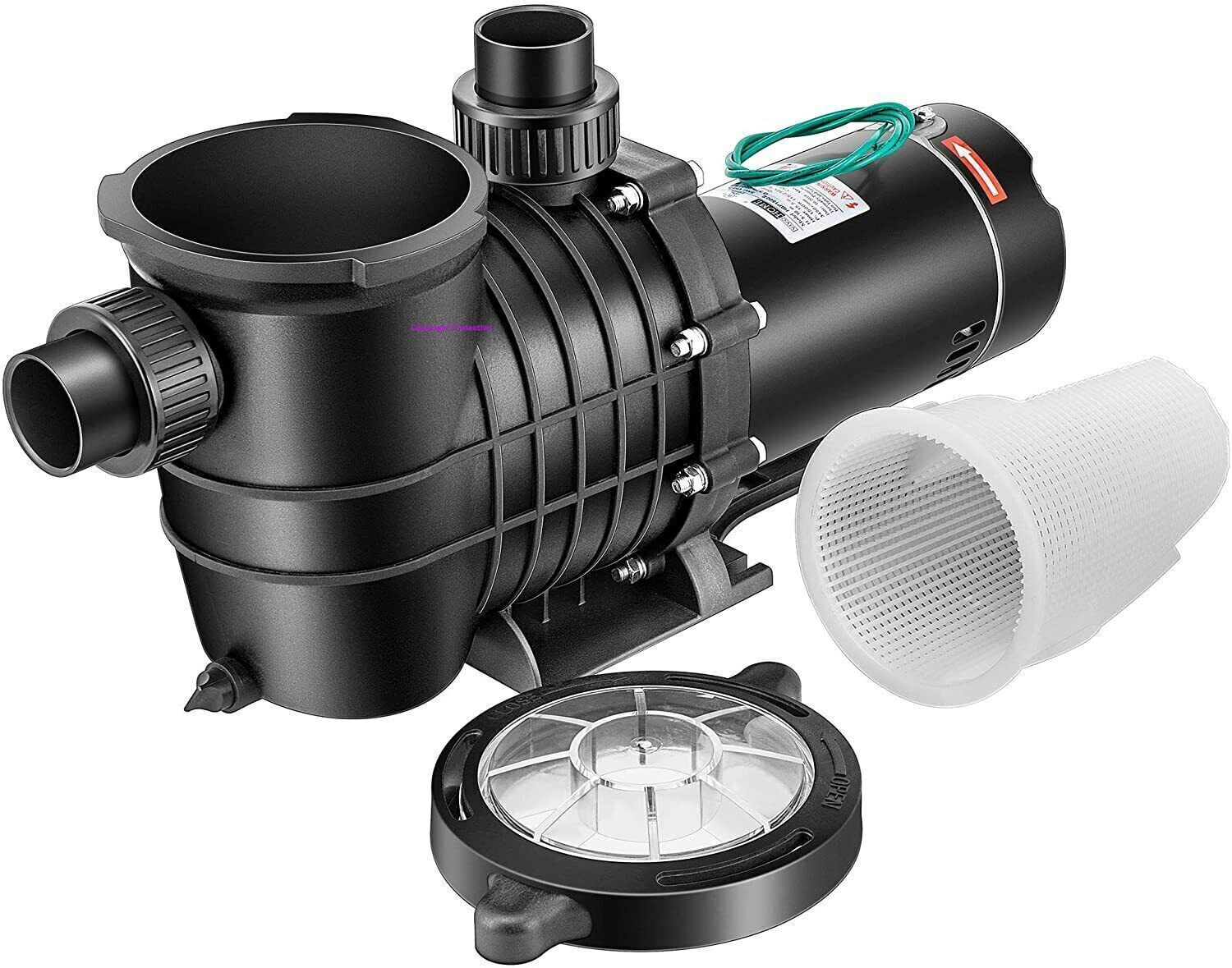 Denest Swimming Above Hbp1500¢¢ Inground/ 2.0hp Pump Ground Strainer 1500w with and Basket Pool Connectors