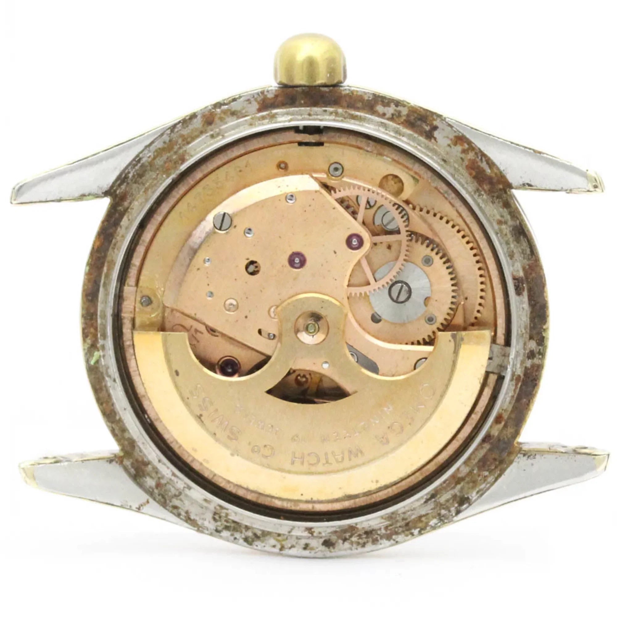 Pre-Owned BF559125 Cal OMEGA (Fair) 2802 Watch Seamaster Gold Plated Head 471 Mens Automatic Only