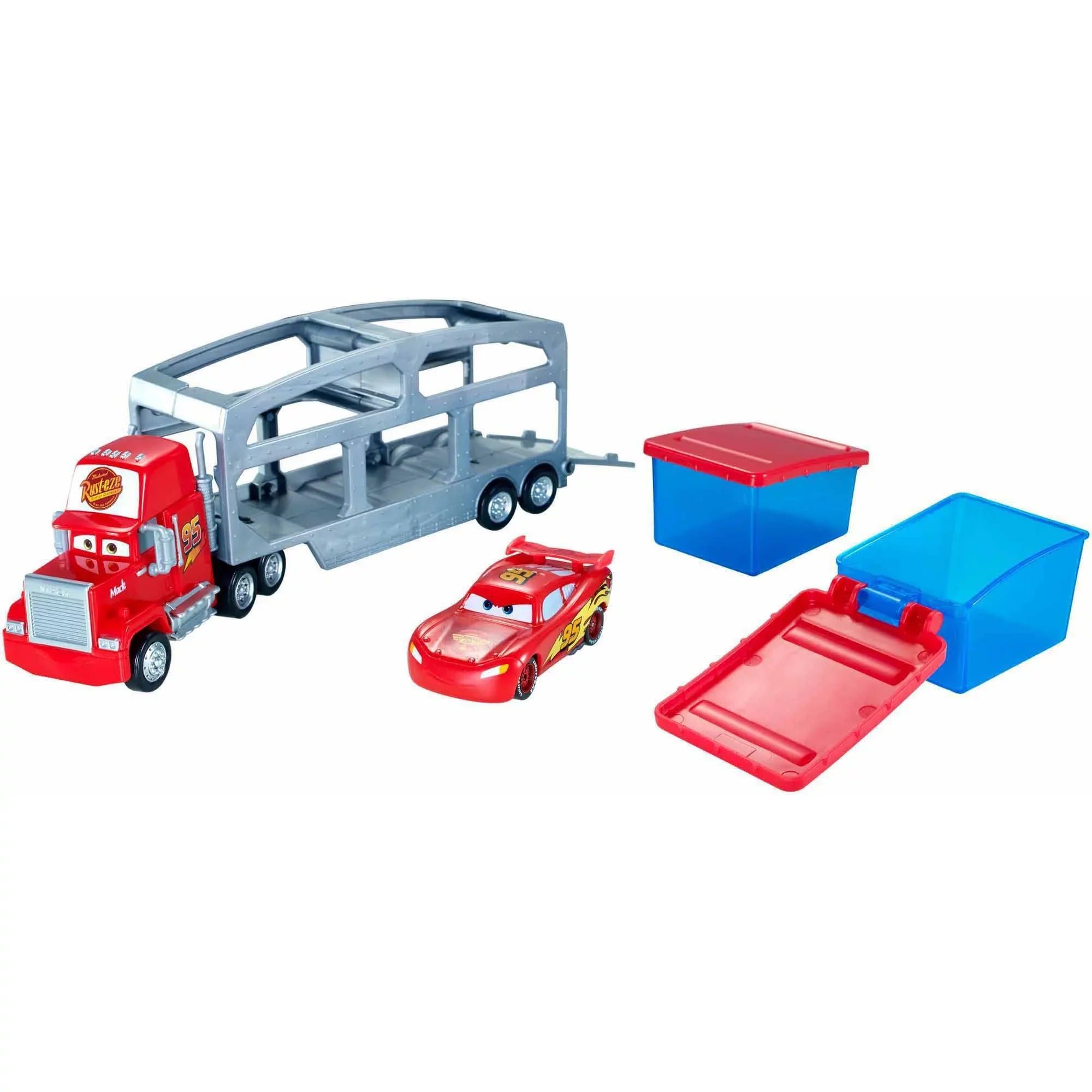 Cars Dip & Mack McQueen with Lightning Trailer Dunk Disney/Pixar
