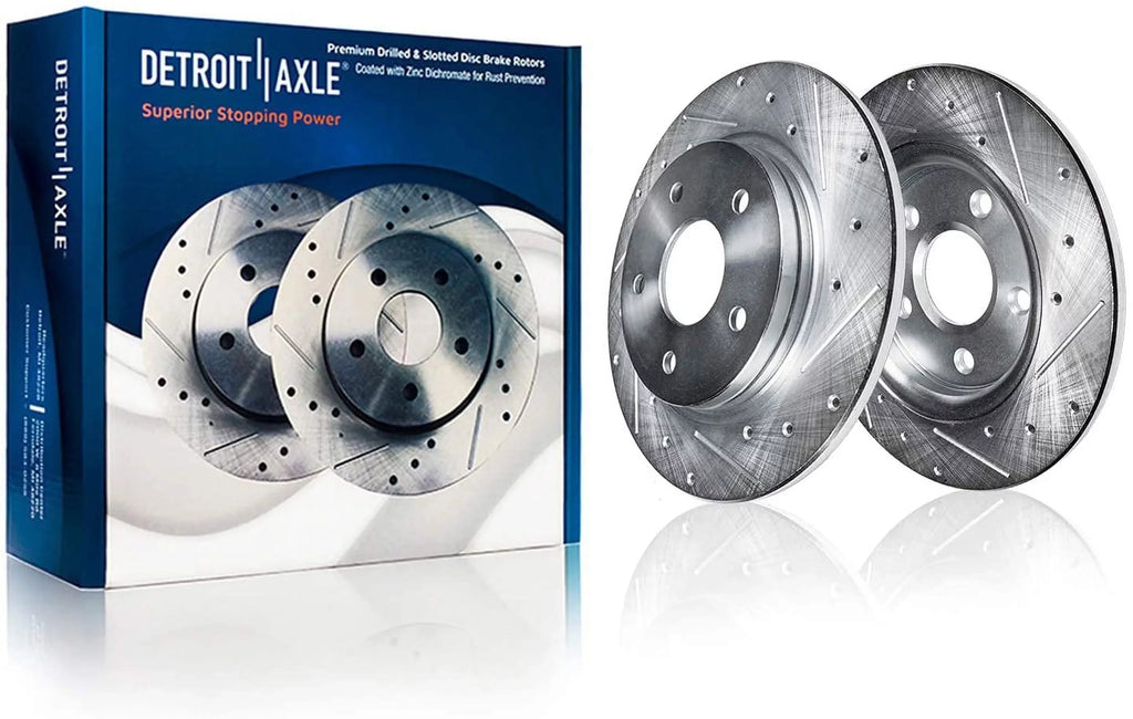 2016 Ceramic Brakes Slotted 11.89'' & Pads Detroit Rotors Front 2011 : Kit Brake 2013 2012 2015 Brake 2010 for Rear Jeep Drilled 2009 - Front 2008 Wrangler 2014 Rotor Axle Replacement 2007-2017