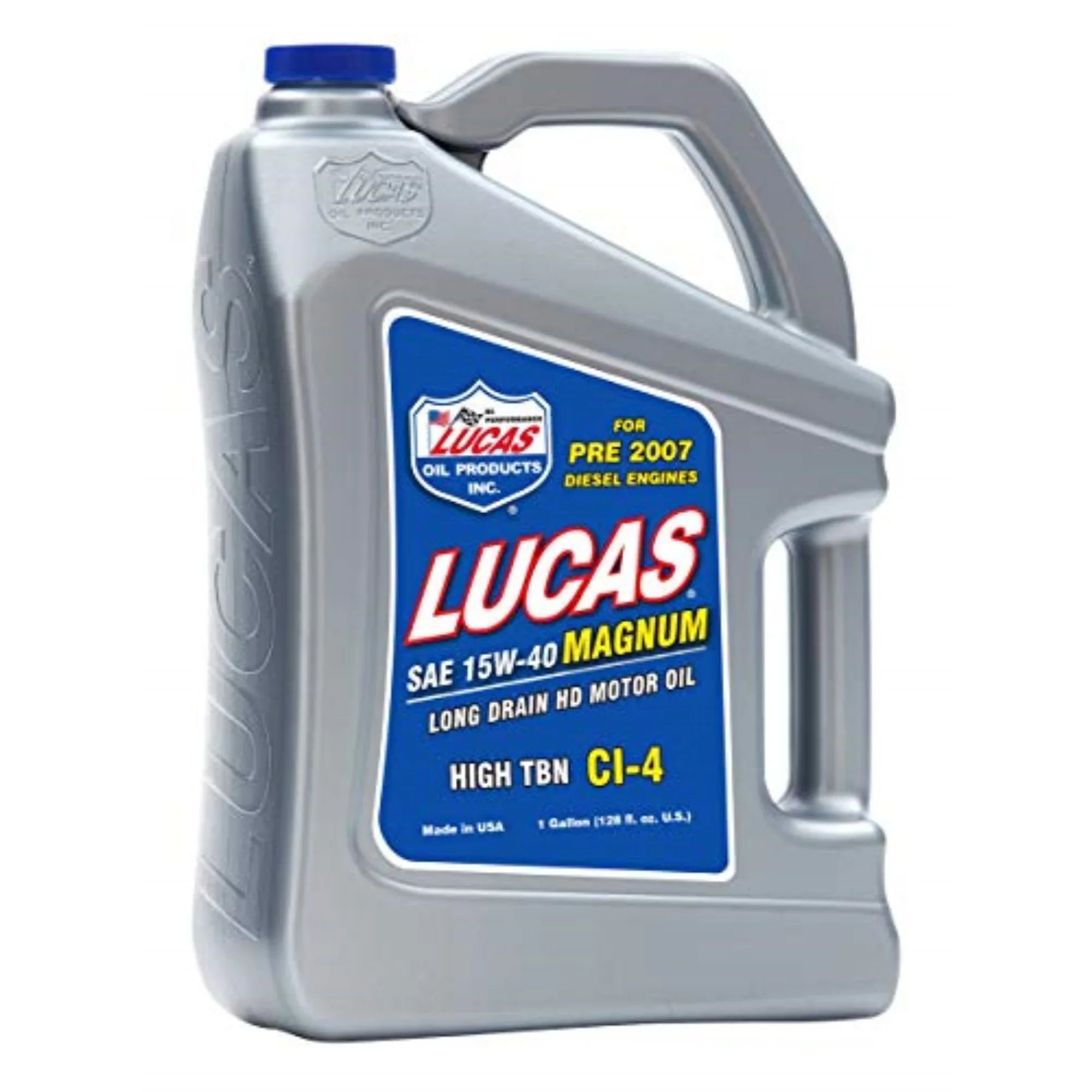 High Truck Oil Motor 10076 Lucas Heavy Duty TBN 15-40 Oil 128oz.