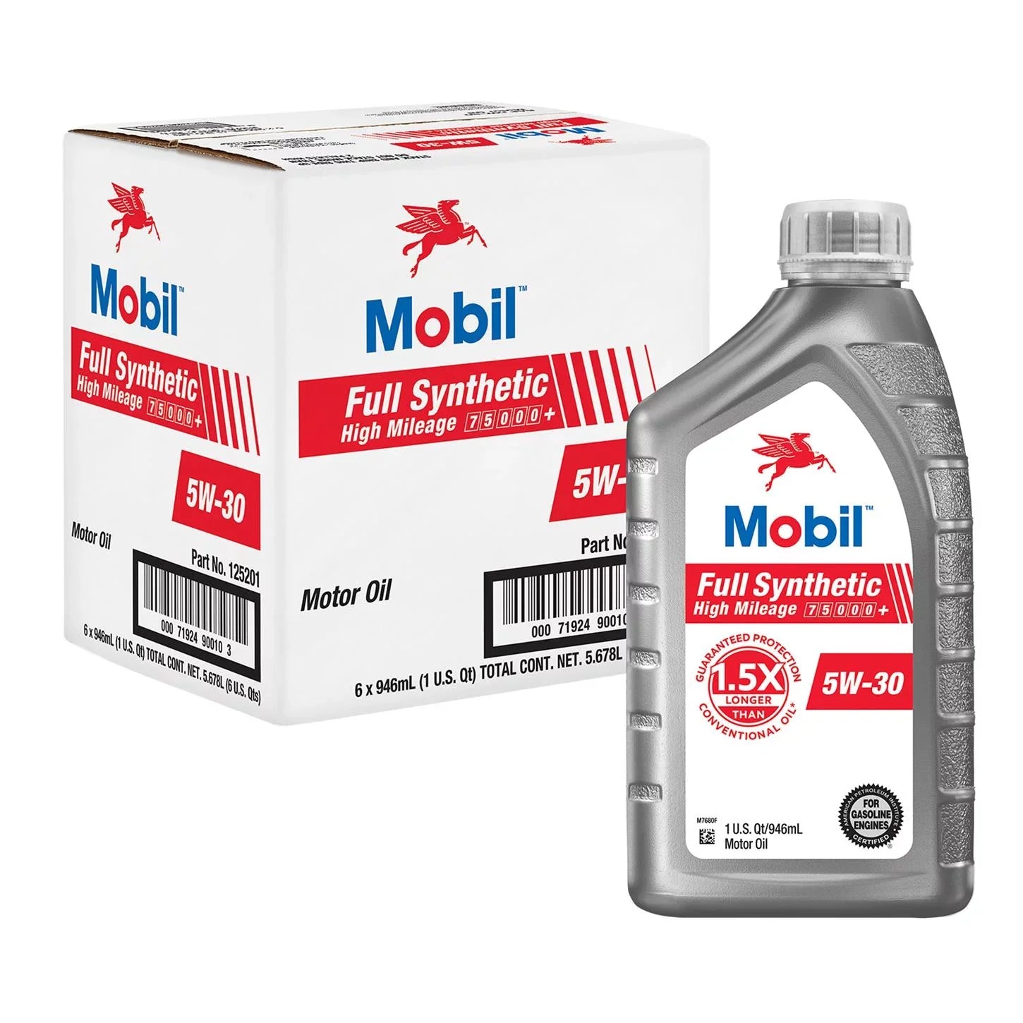Motor Mobil High Qt, Case/6 5W-30, Oil Mileage Synthetic 1 Full