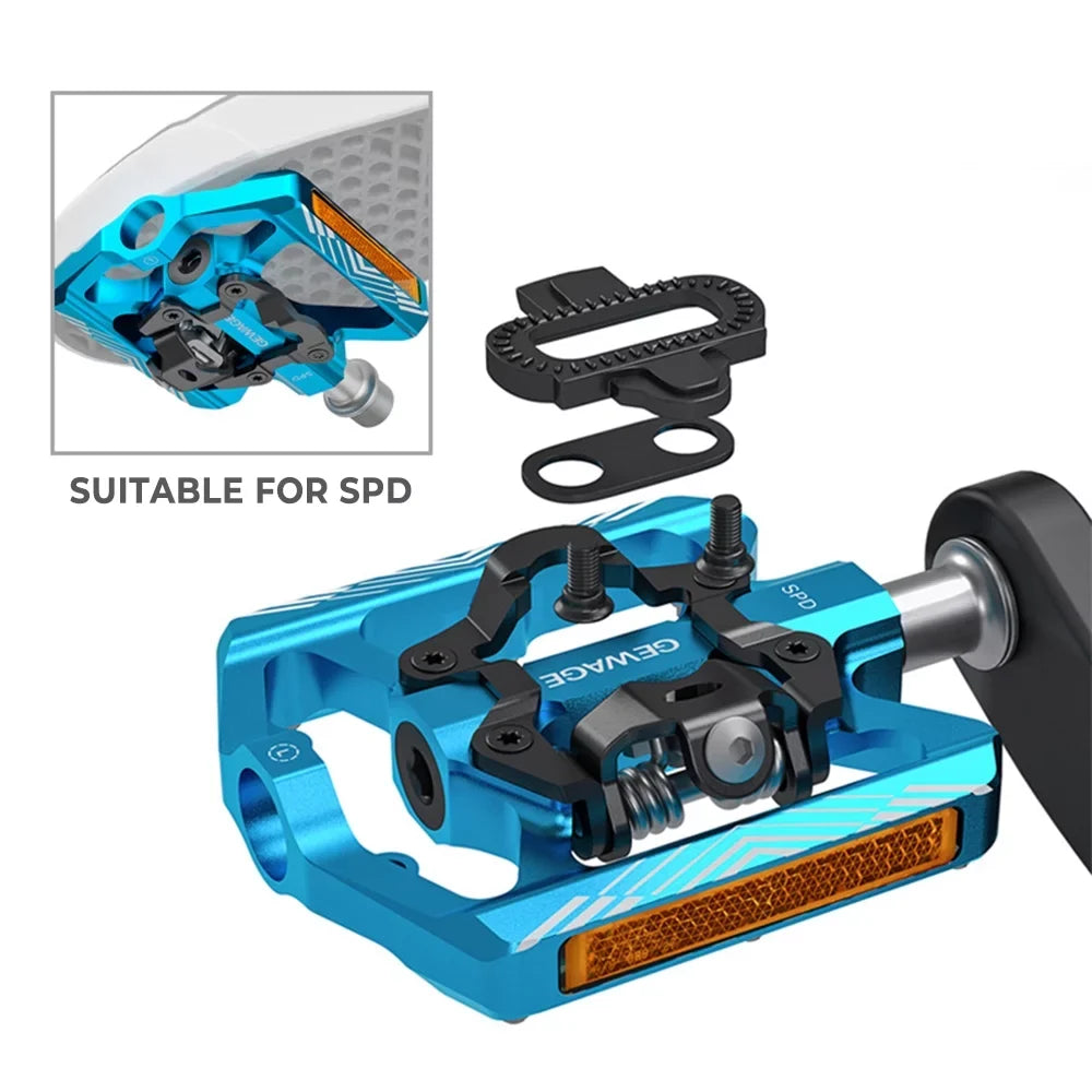 Lightweight Bike Pedals Transfer with Improved Aluminum, Reflector, Mountain