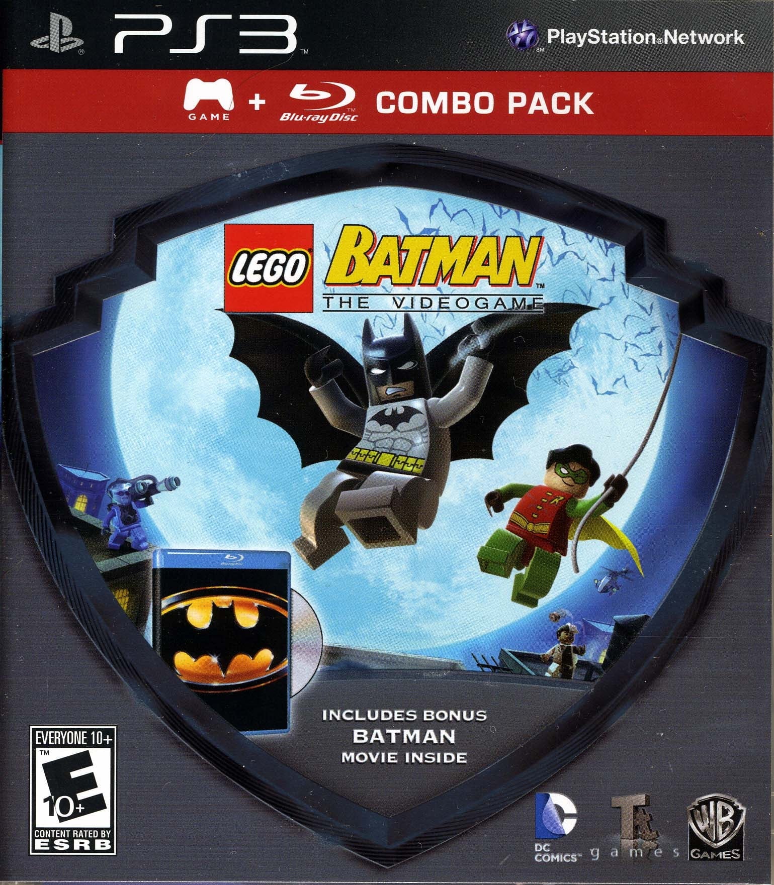 LEGO Shield Silver 3 Playstation - Combo Pack Batman -