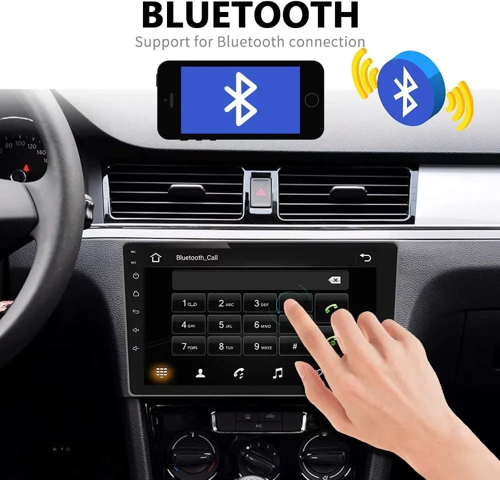 for Radio Stereo 2009 GPS Camera 2GB Android 2008 Touch 2010 Inch Unit 9 Head 2011 with Screen 2006 2007 Backup Corolla Car Toyota Car 2012, Navigation + Built-in 32GB Android Bluetooth/FM/WiFi